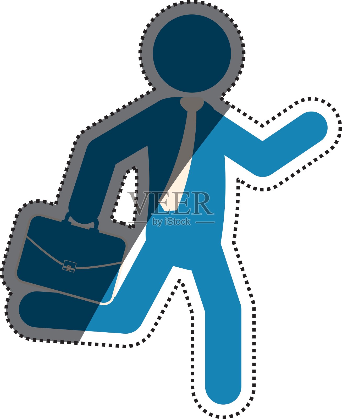 商人执行官象形图设计元素图片