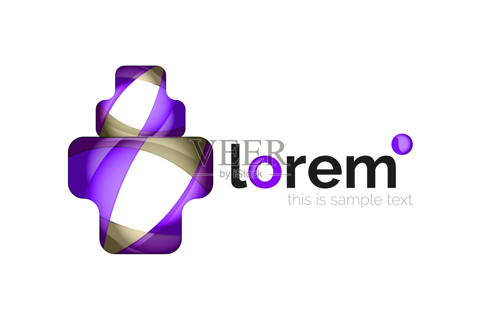 抽象几何商业图标设计元素图片