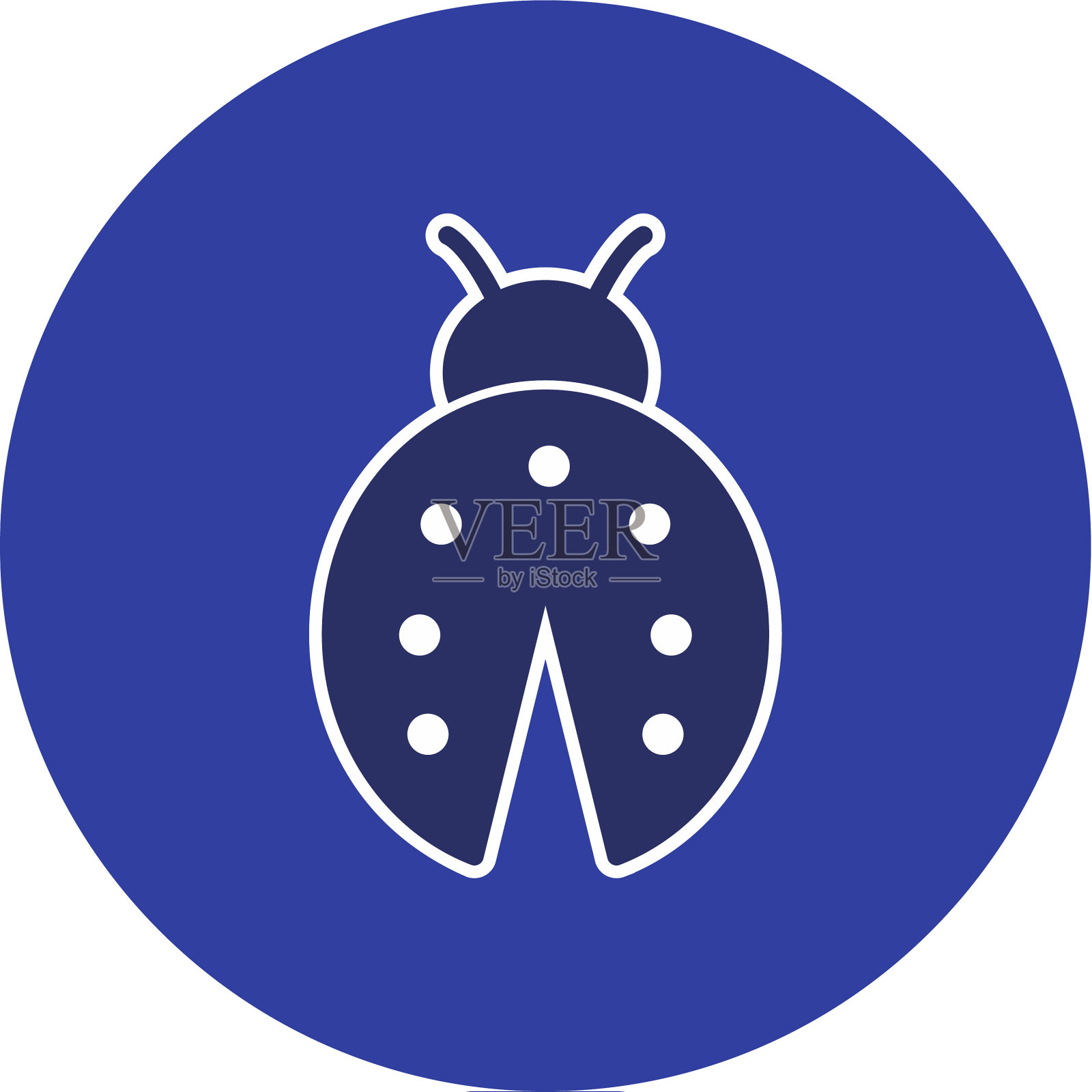 瓢虫图标插画图片素材