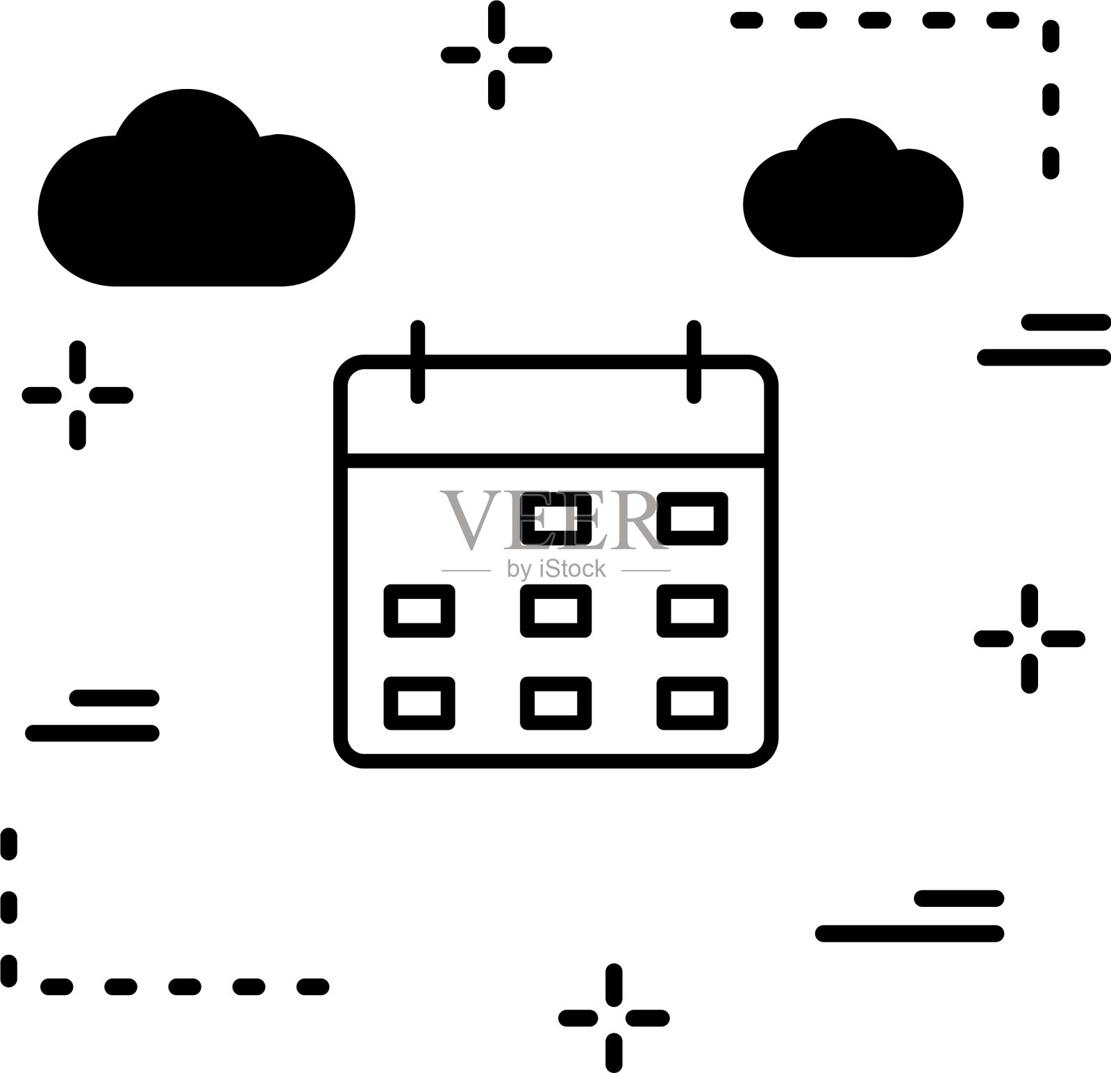 日历图标插画图片素材