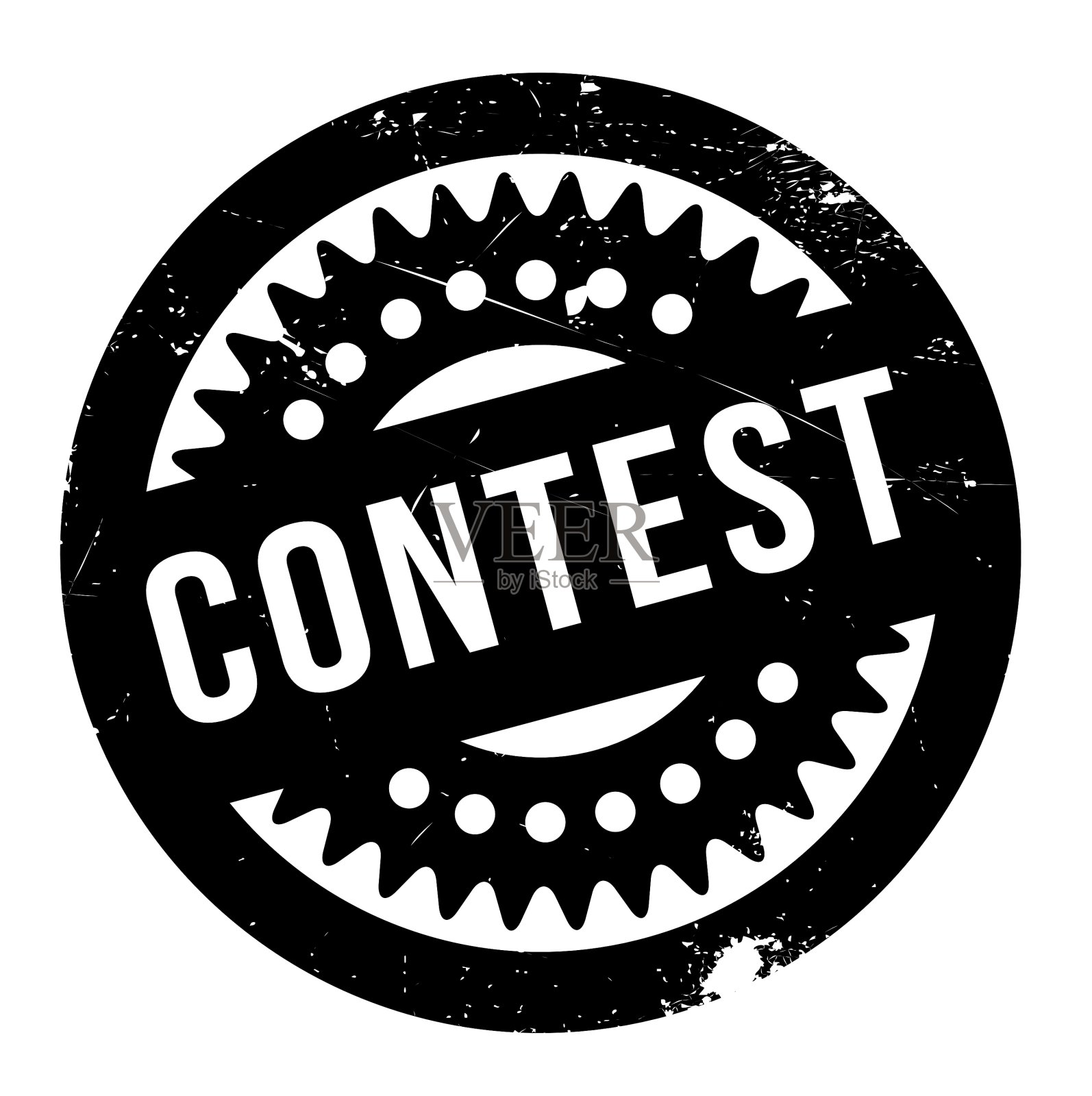 比赛橡皮图章设计元素图片