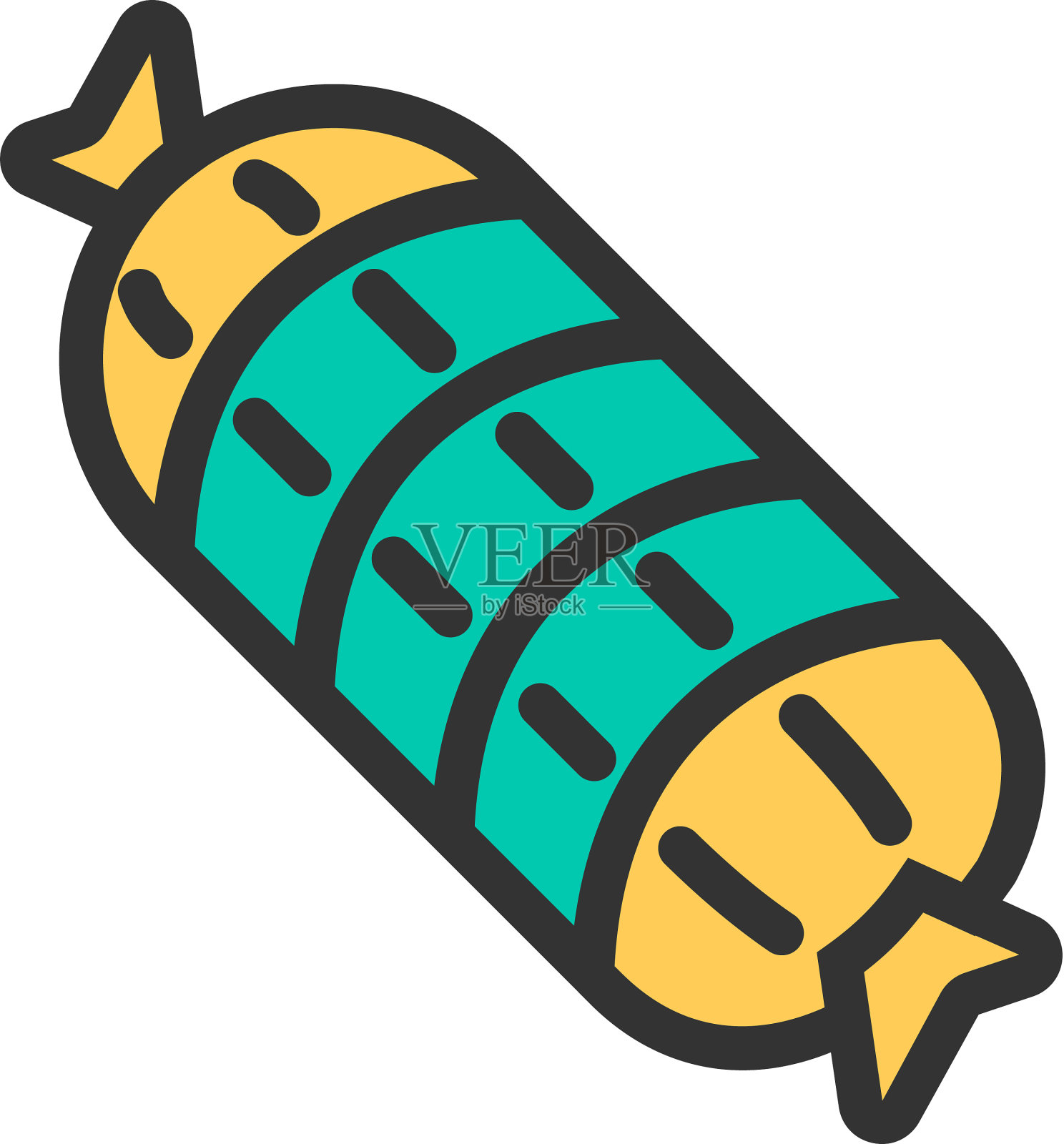 火腿图标设计美食图标设计设计元素图片