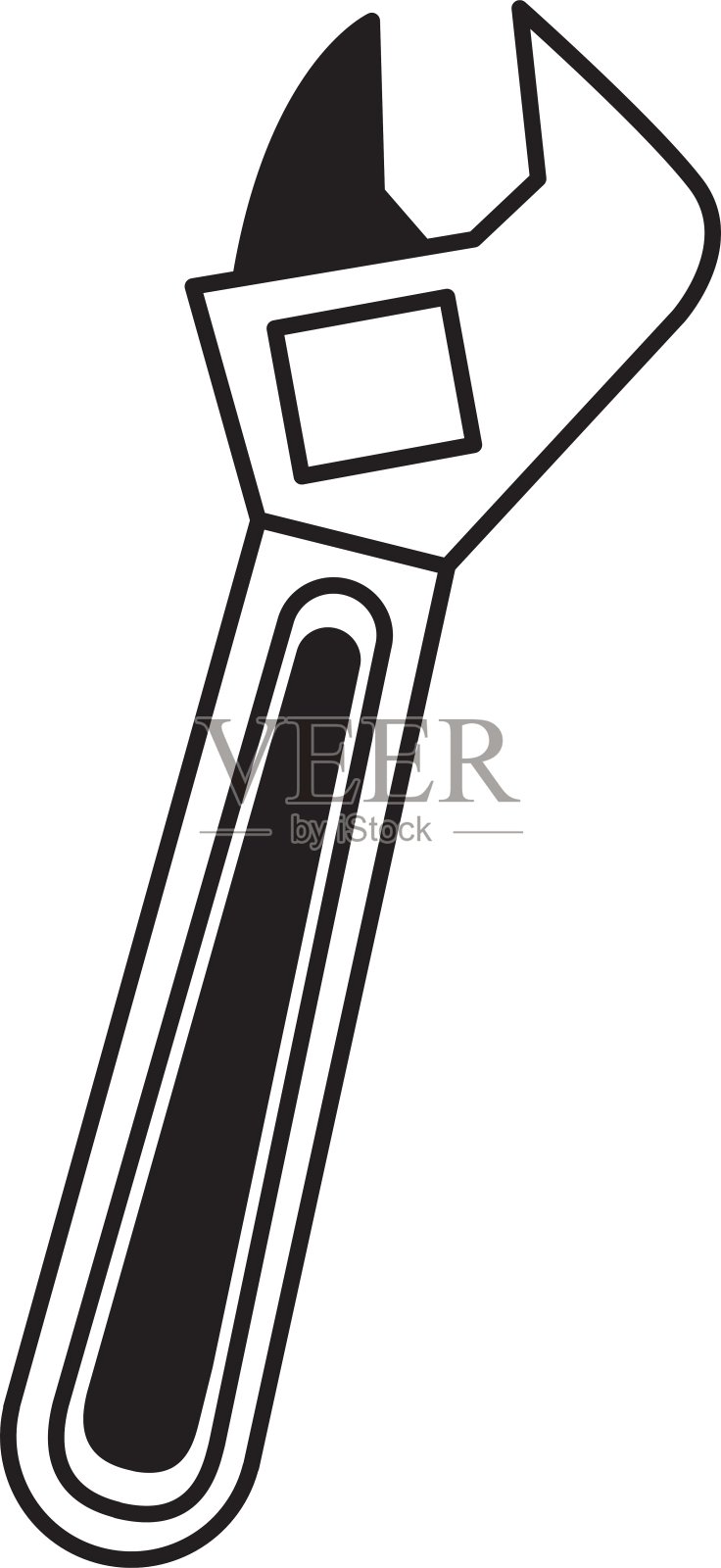 扳手工具隔离图标设计元素图片