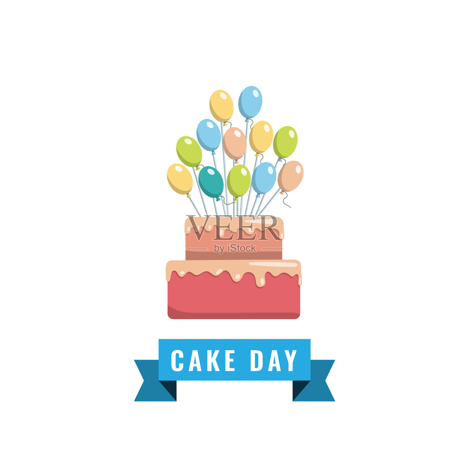 蛋糕日适合设计元素图片