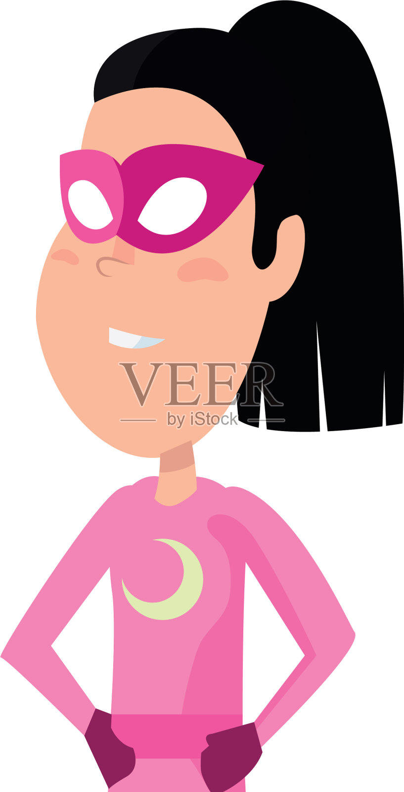 穿着万圣节服装的女孩设计元素图片