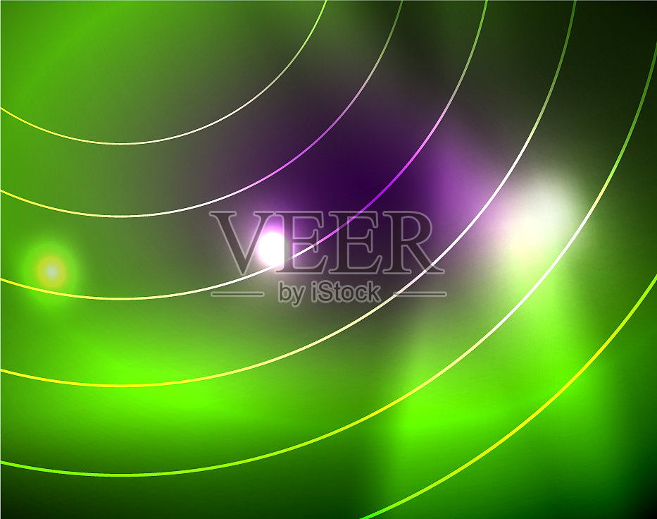 氖圆抽象背景插画图片素材