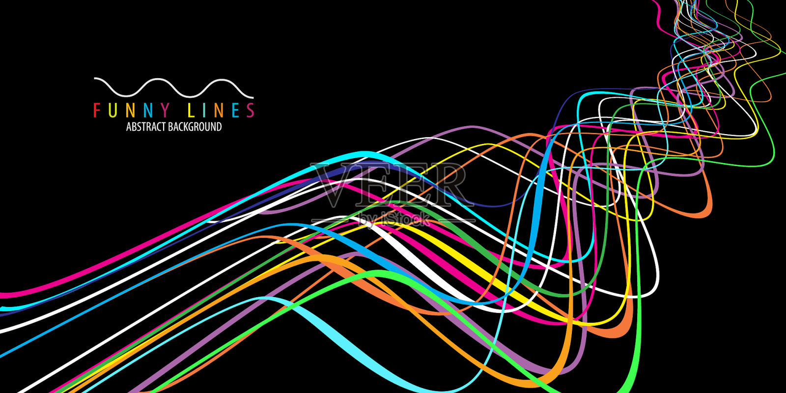 几何色彩抽象背景插画图片素材