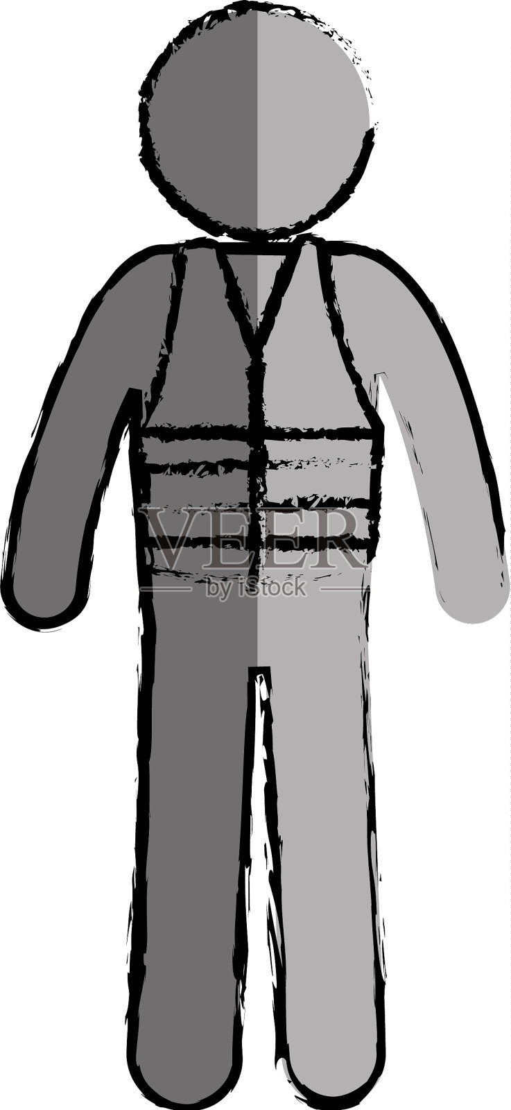 建筑工人角色设计元素图片