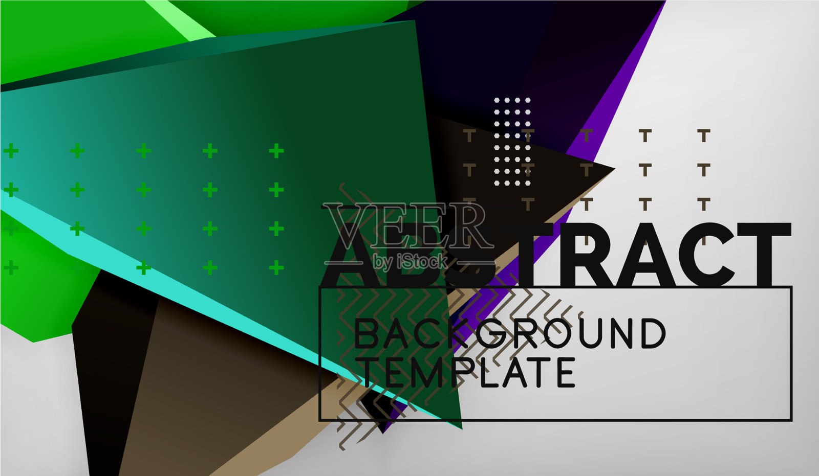 三维三角形几何背景设计现代插画图片素材