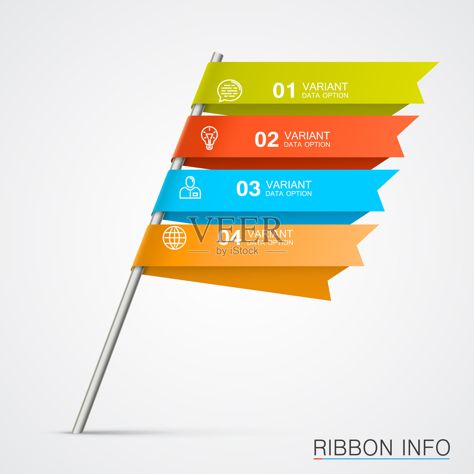 路标信息图表元素插画图片素材