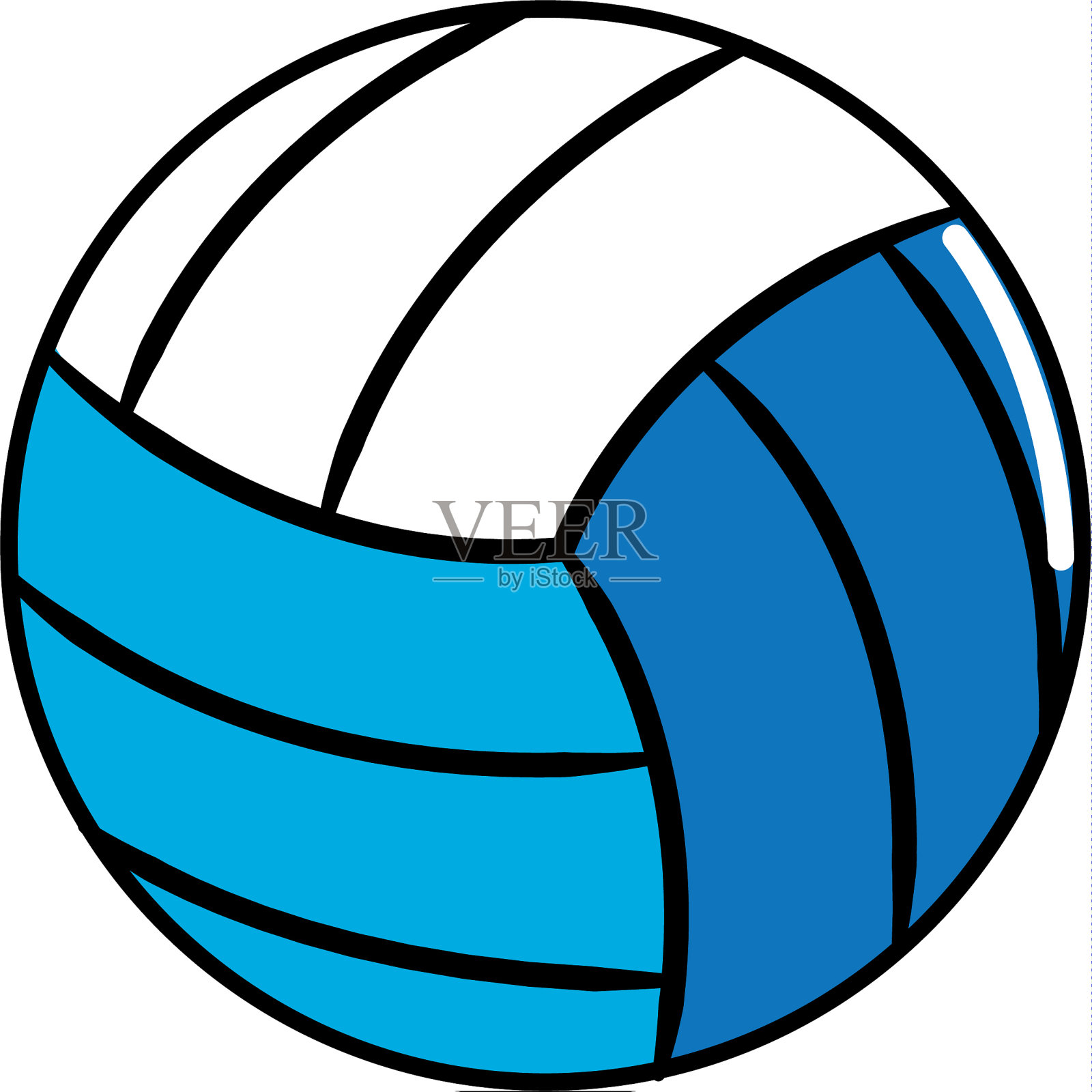 球打排球图标插画图片素材