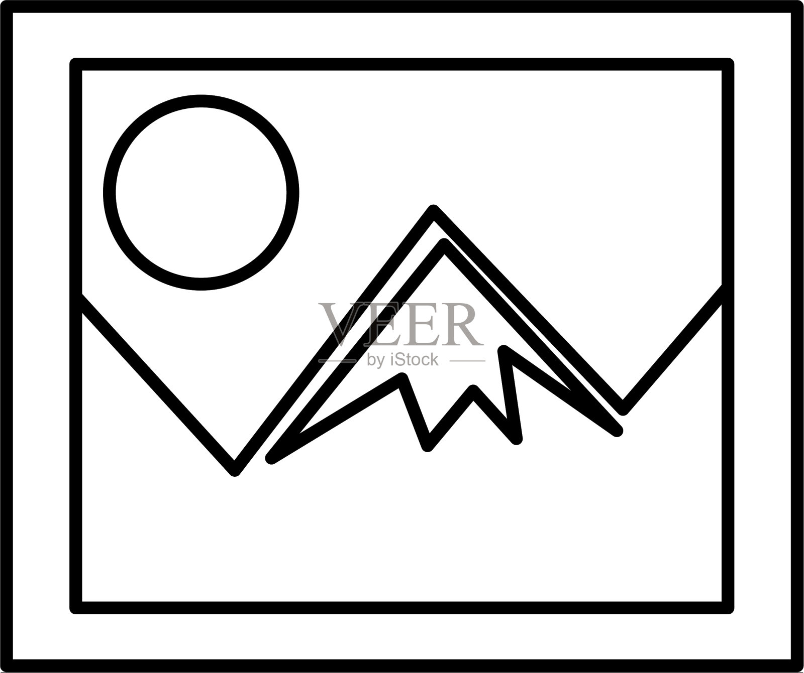 图片文件隔离图标插画图片素材