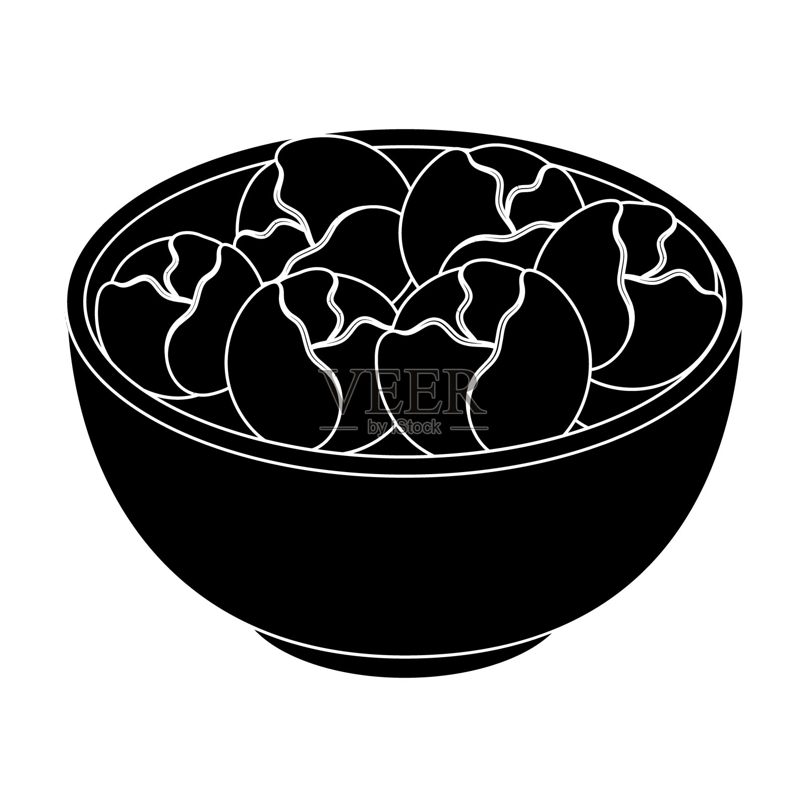 一盘绿色沙拉是深色的比利时狼设计元素图片