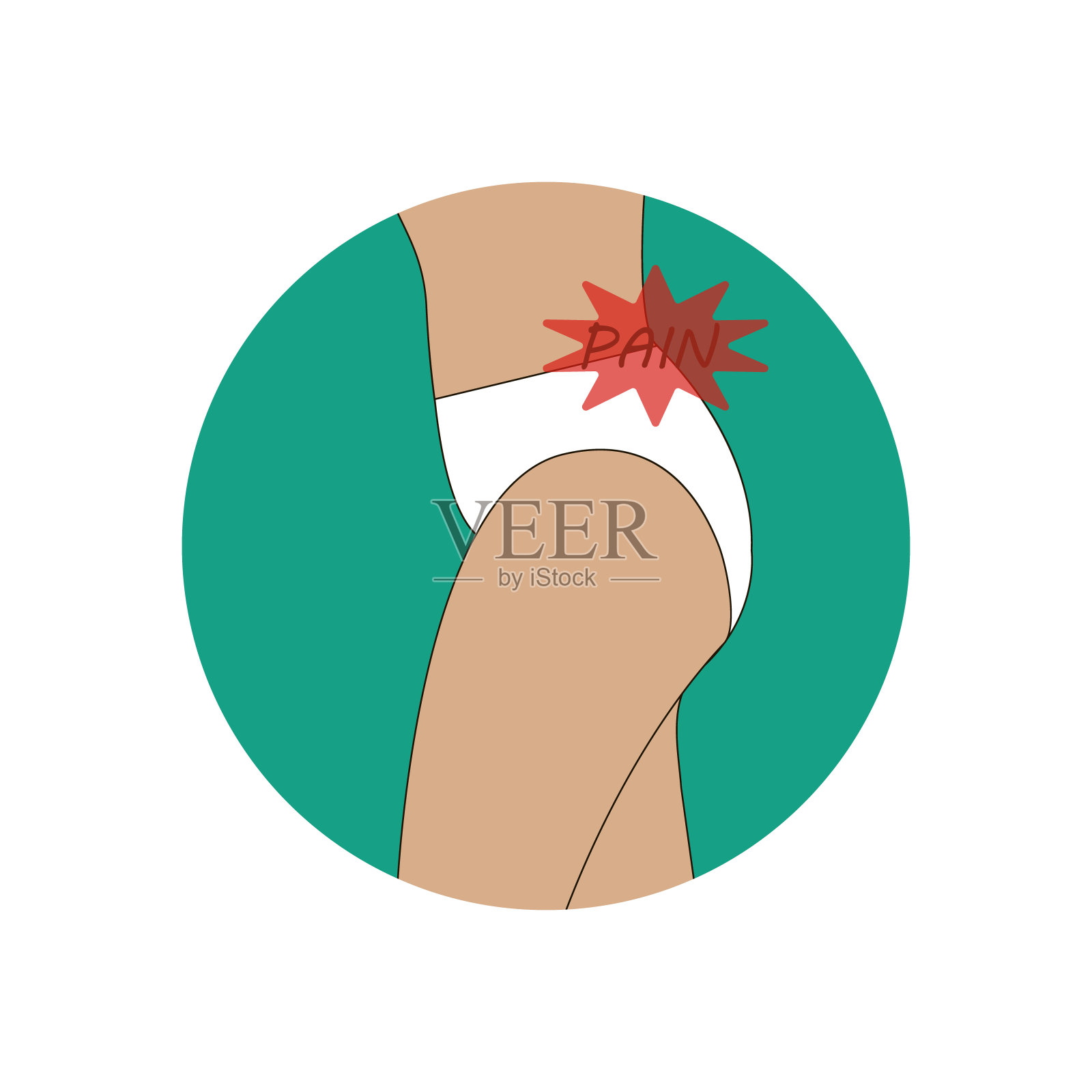 背部疼痛设计元素图片