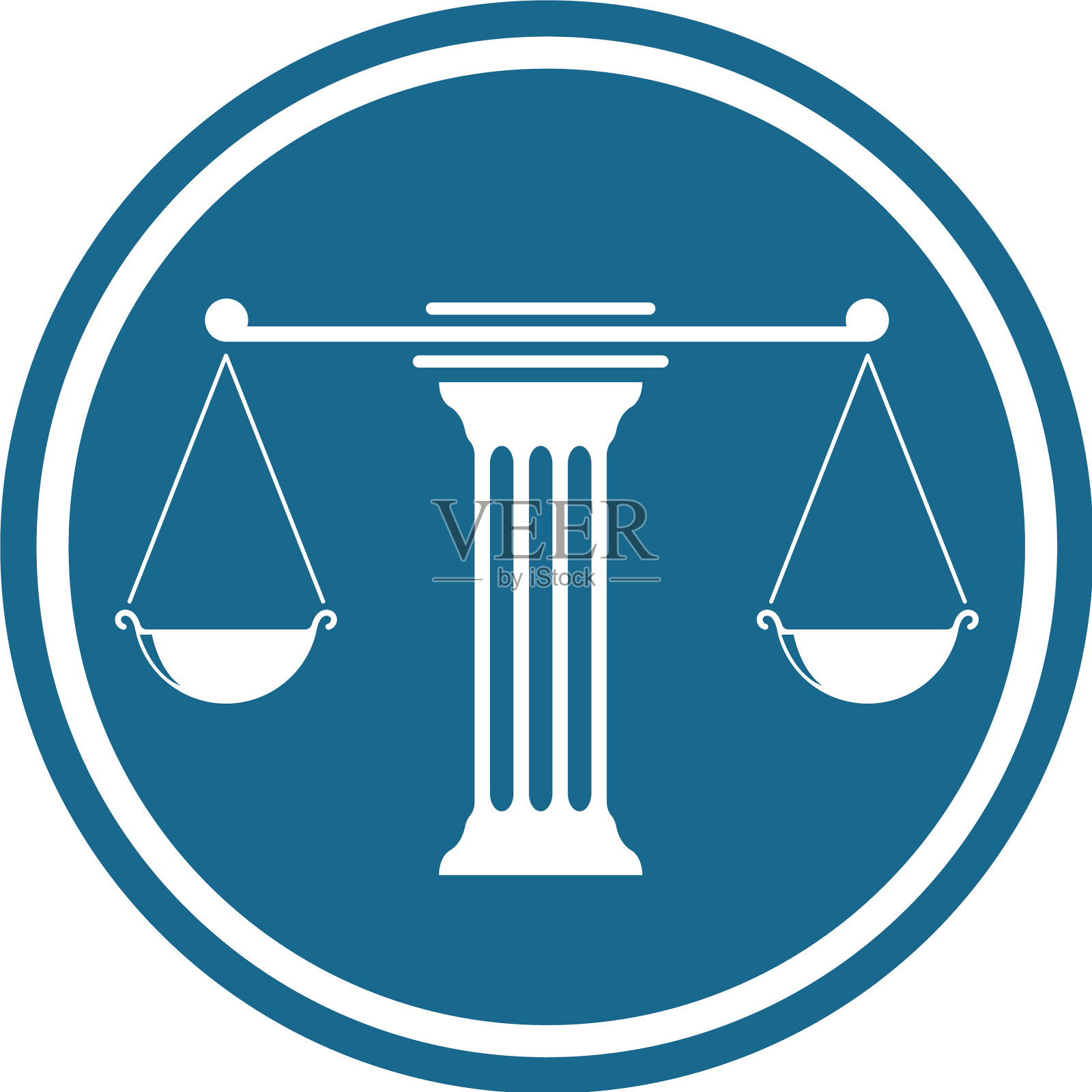 法律标志模板图标素材