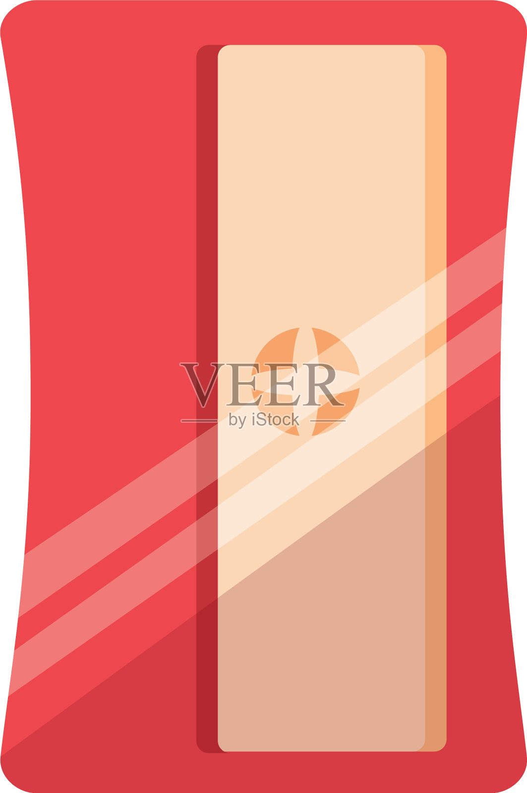 卷笔刀学校的白色背景设计元素图片