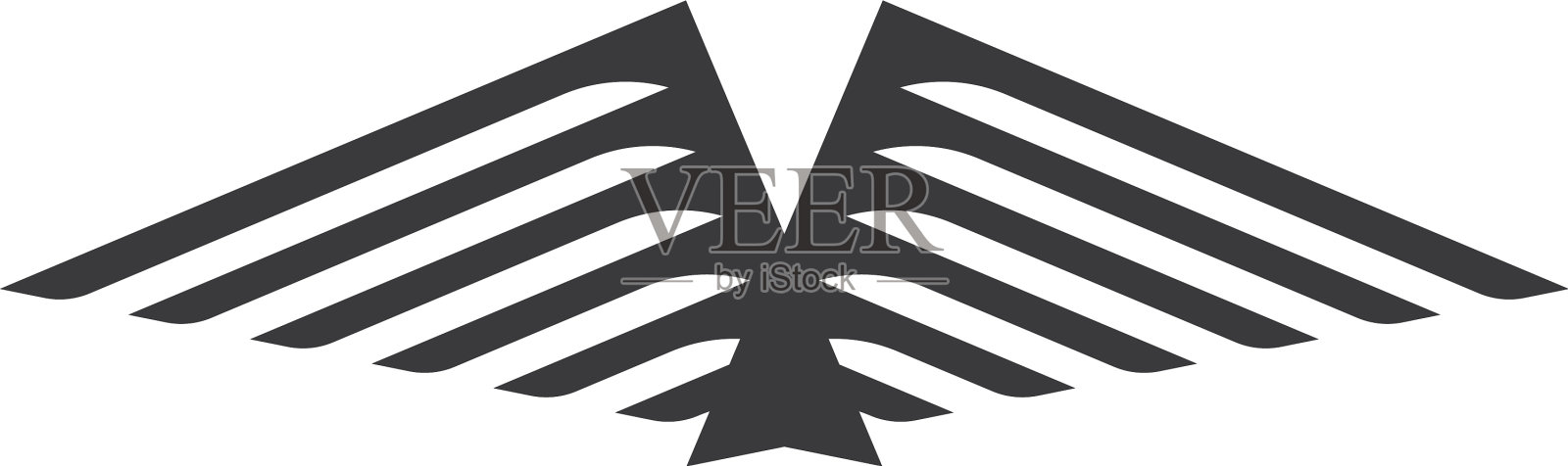 翼标志符号图标设计元素图片