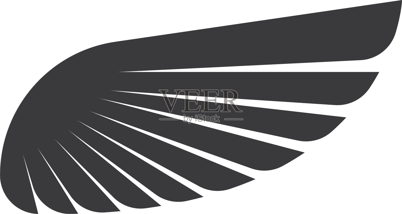 翼标志符号图标设计元素图片