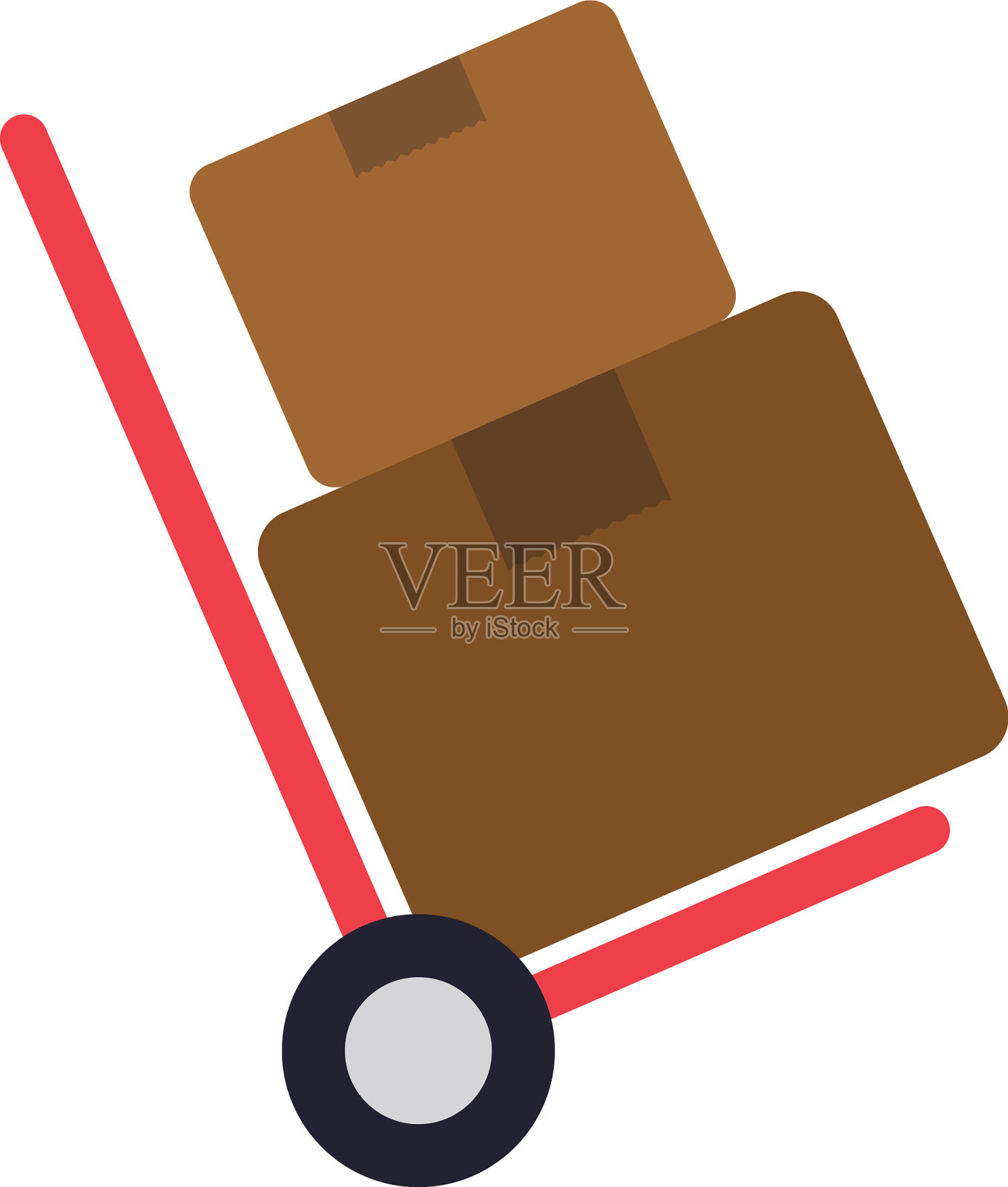 交付纸箱设计元素图片