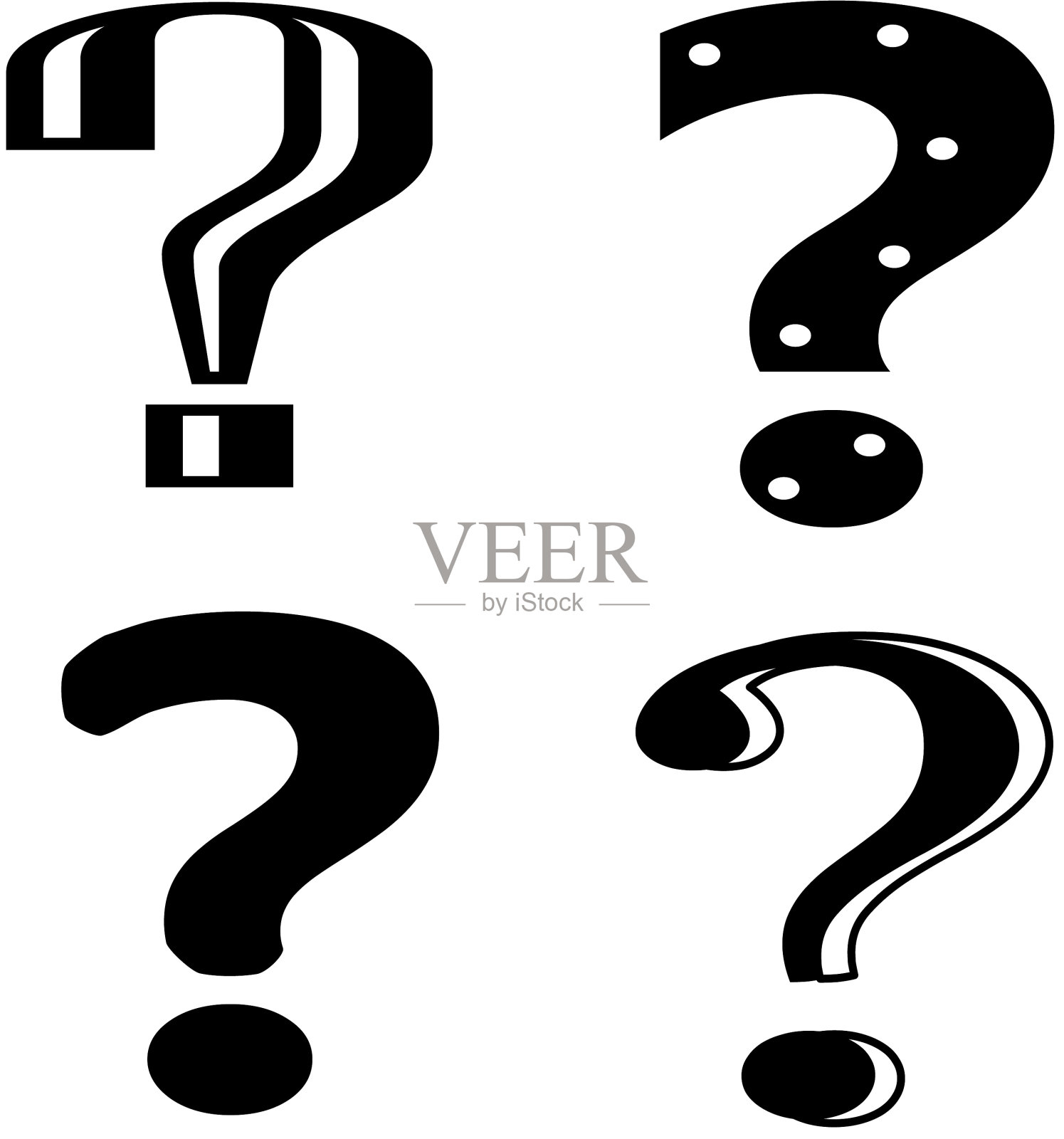 图标问题平面设计测试标志设计模板素材