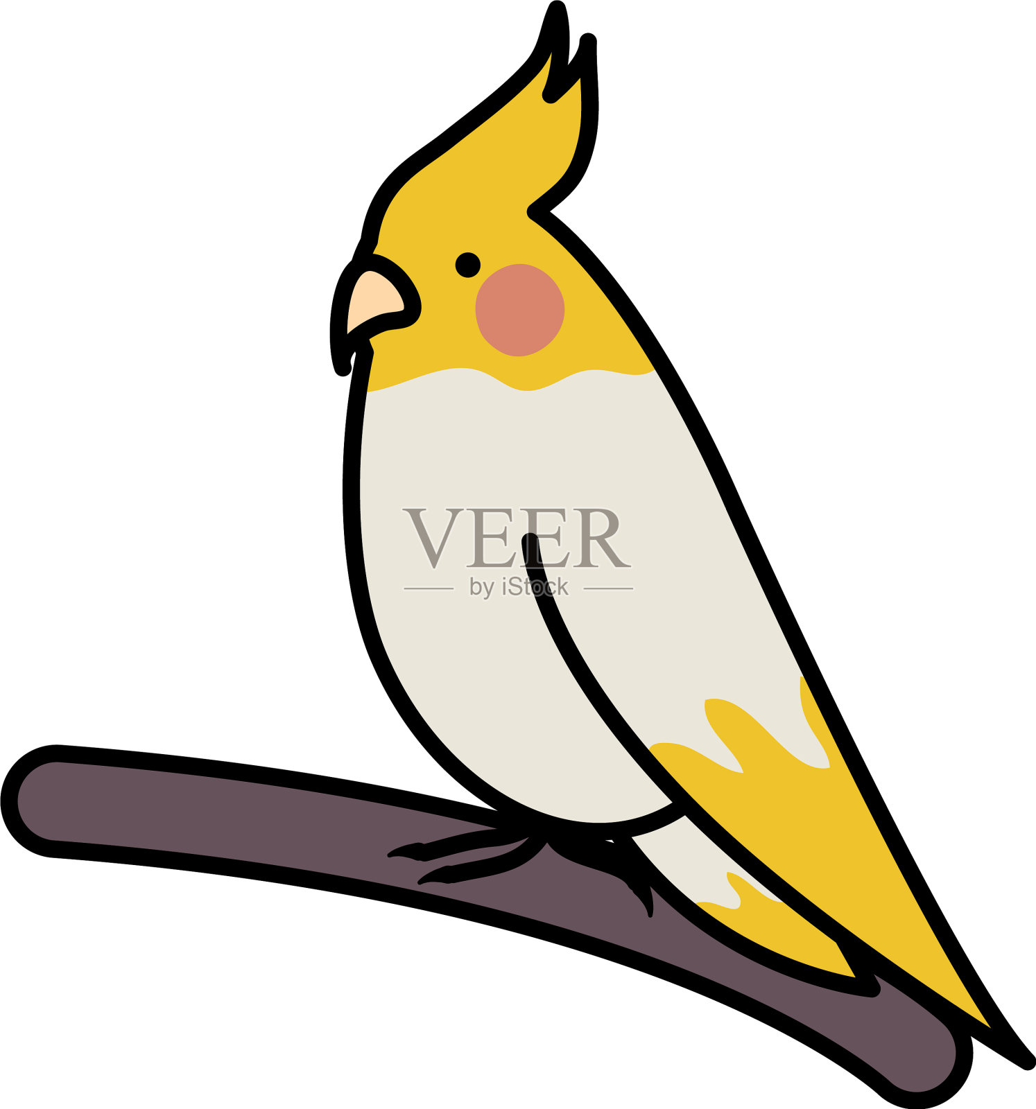 可爱的小鸟可爱的吉祥物设计元素图片