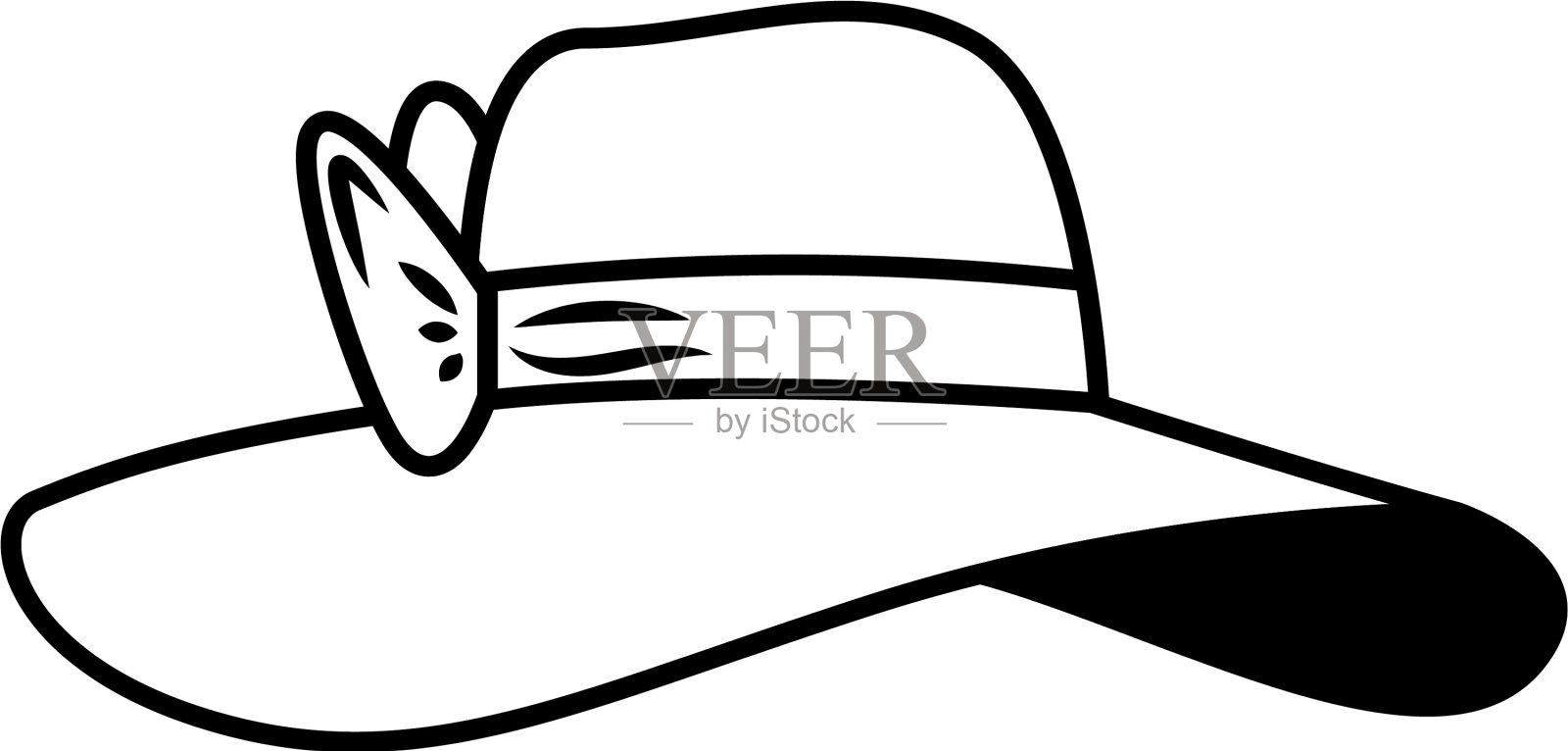 女帽时尚设计元素图片