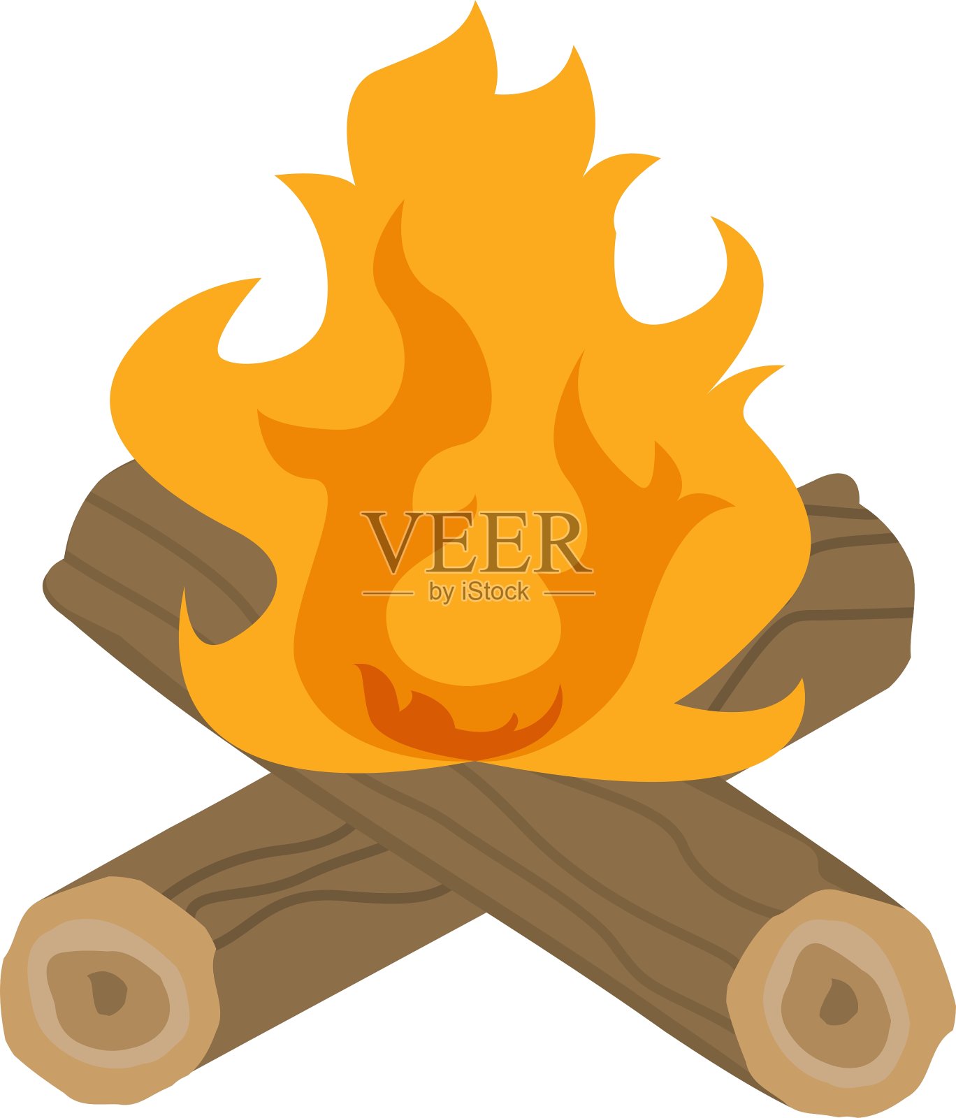 篝火设计元素图片