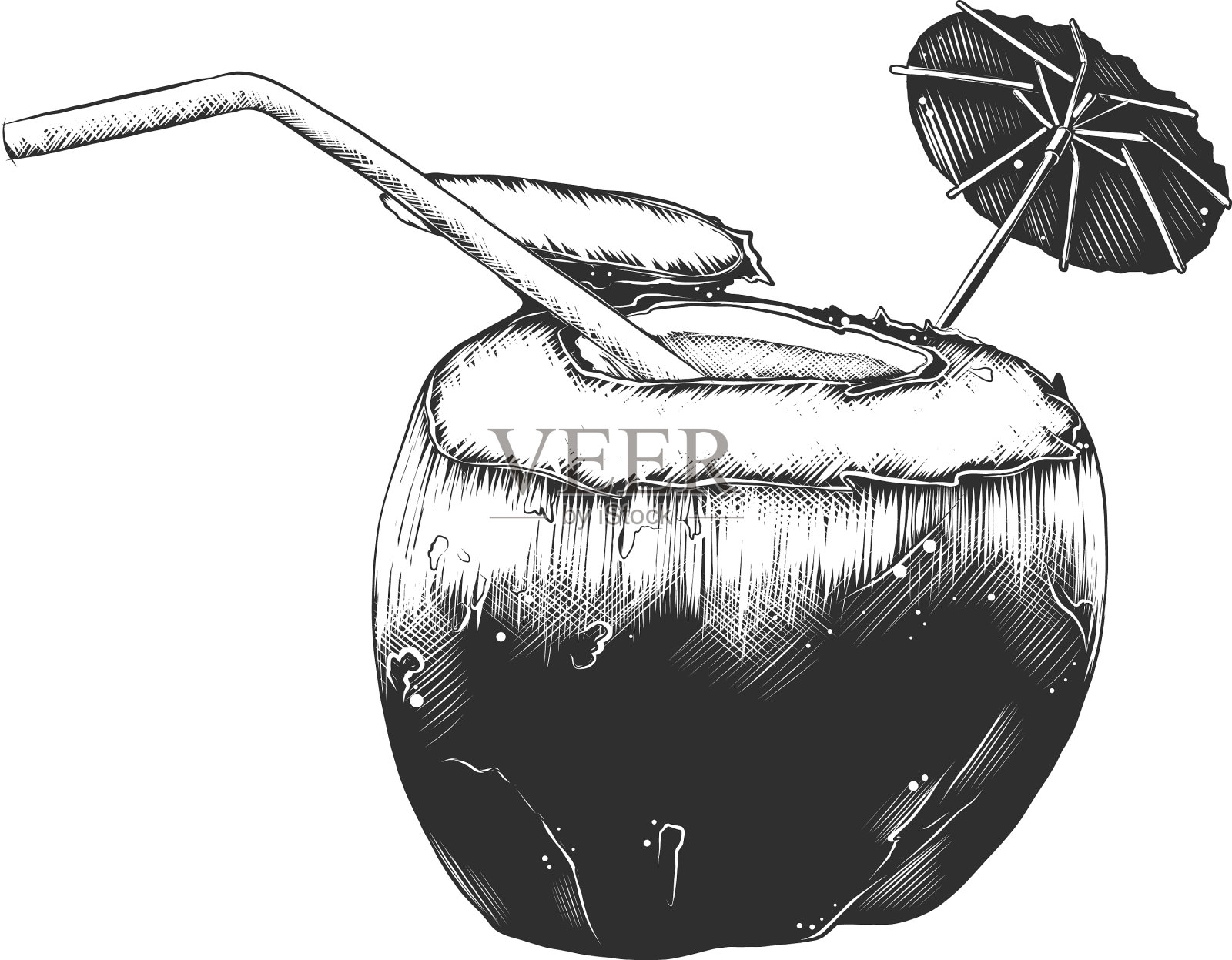 用于海报装饰和印刷的雕刻风格设计元素图片