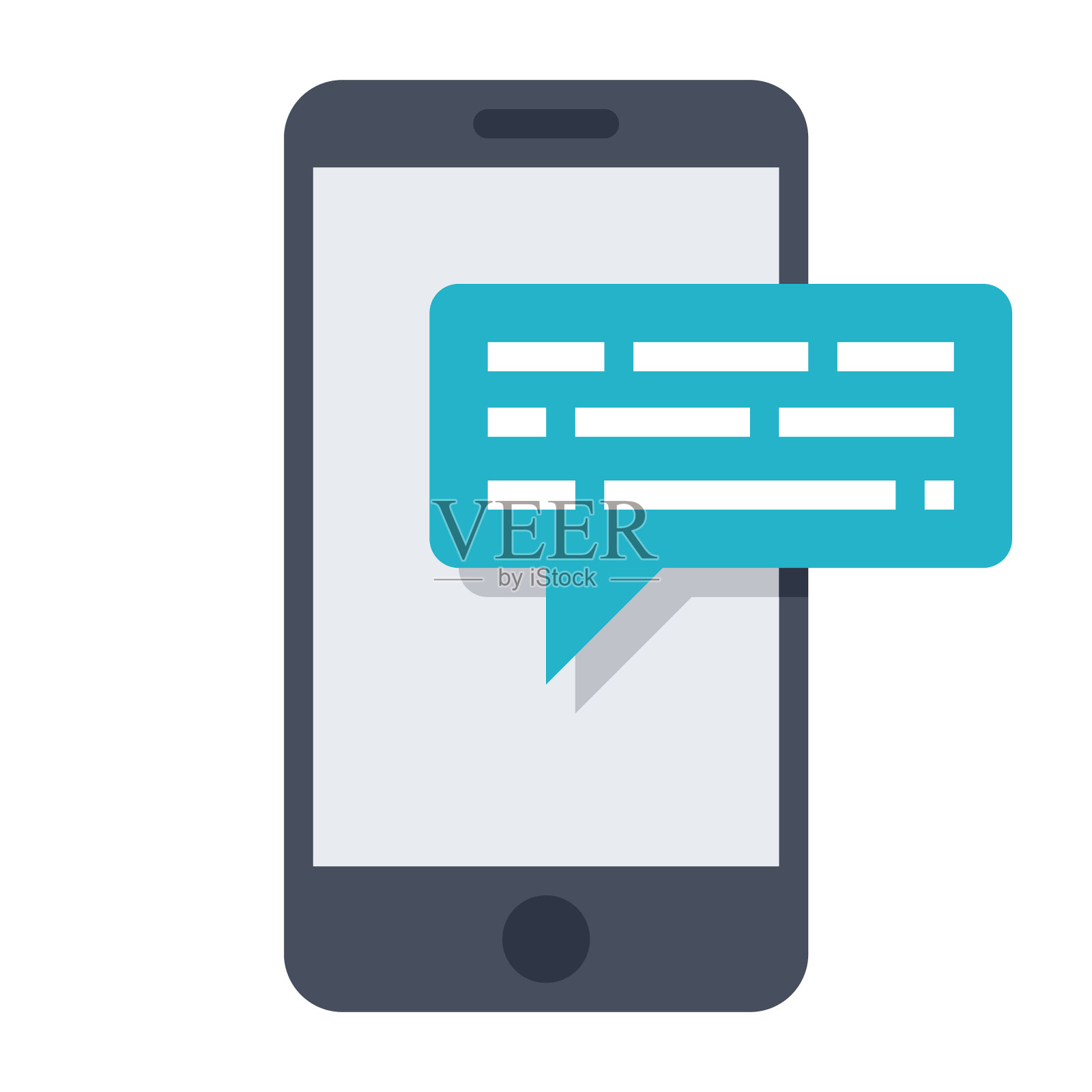 智能手机短信图标设计元素图片