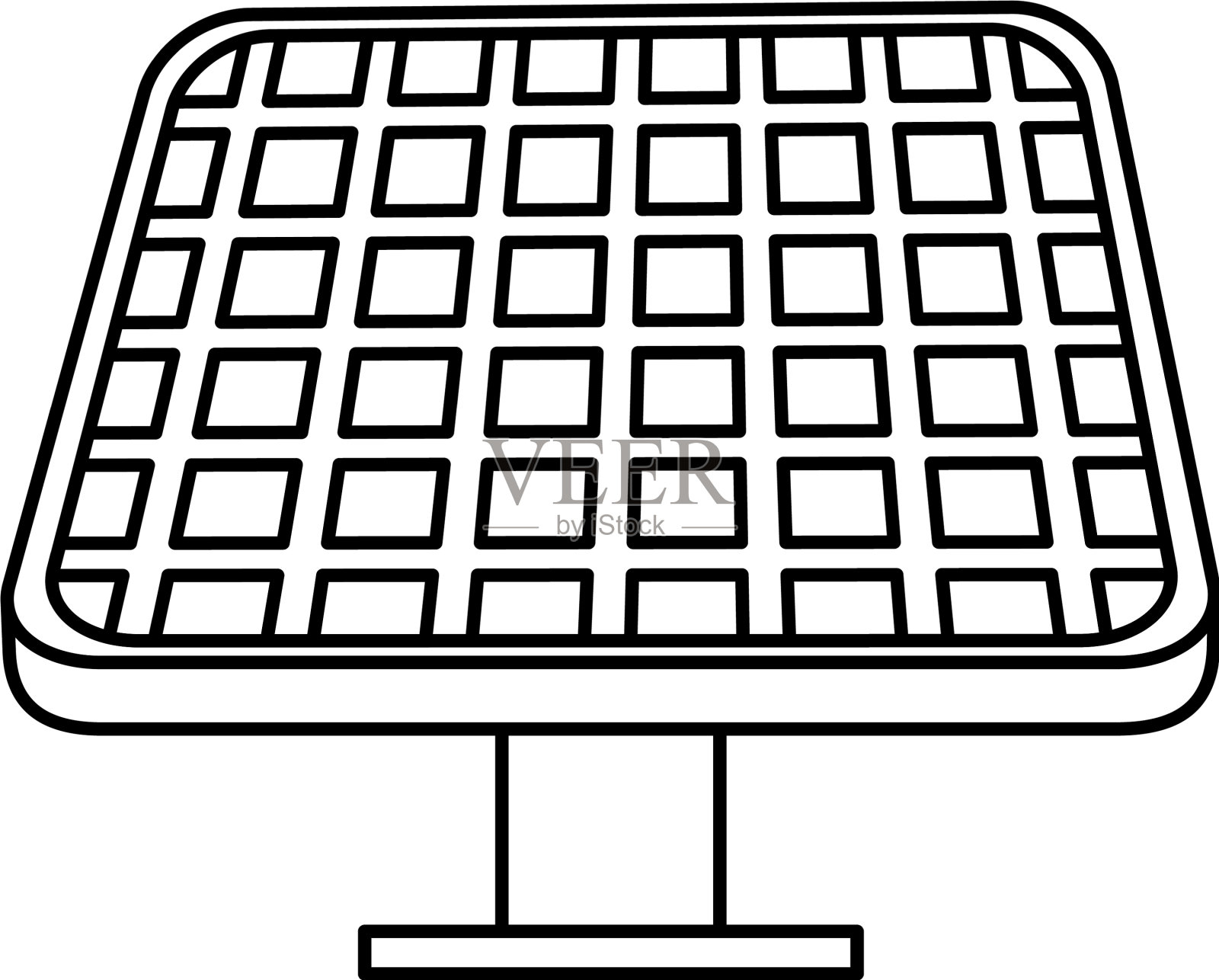 太阳能电池板能源生态设计元素图片