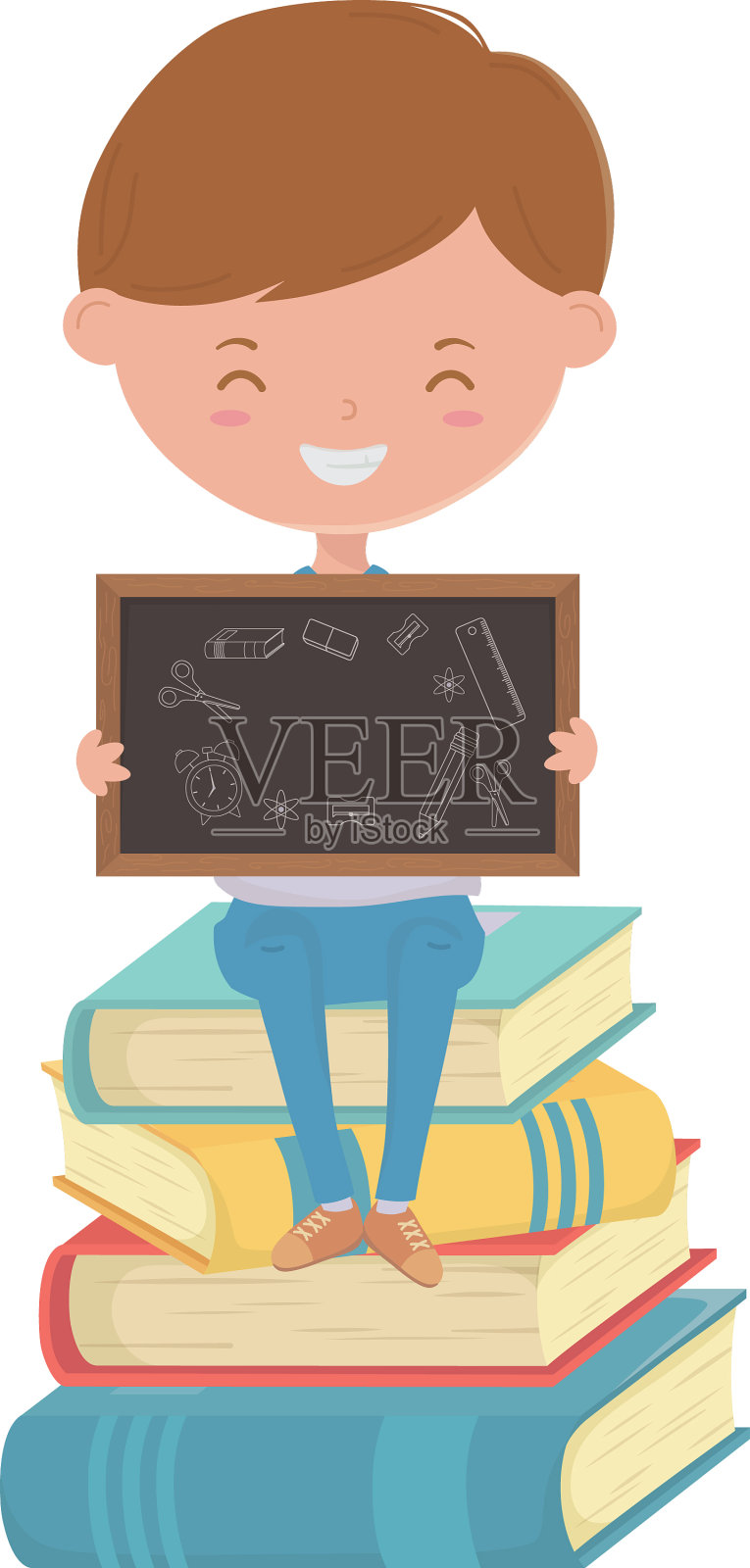 男孩儿童学校设计设计元素图片