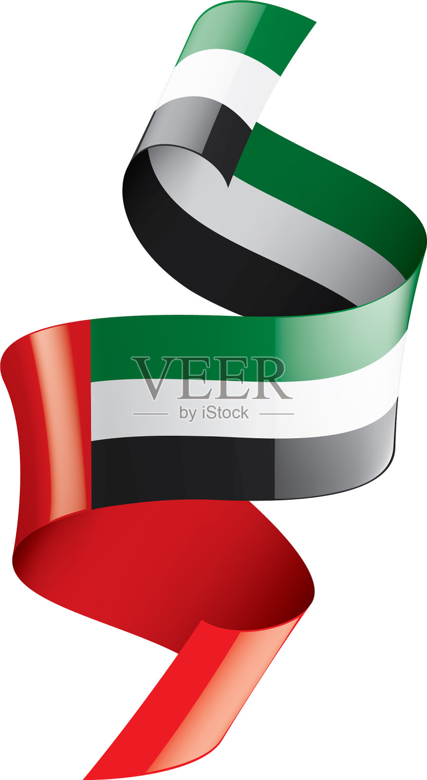 阿拉伯联合酋长国的国旗设计元素图片