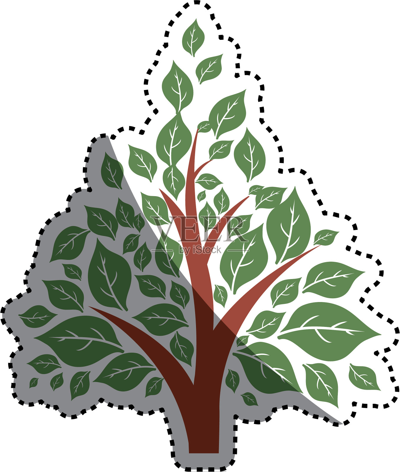 园艺和农业概念图标素材