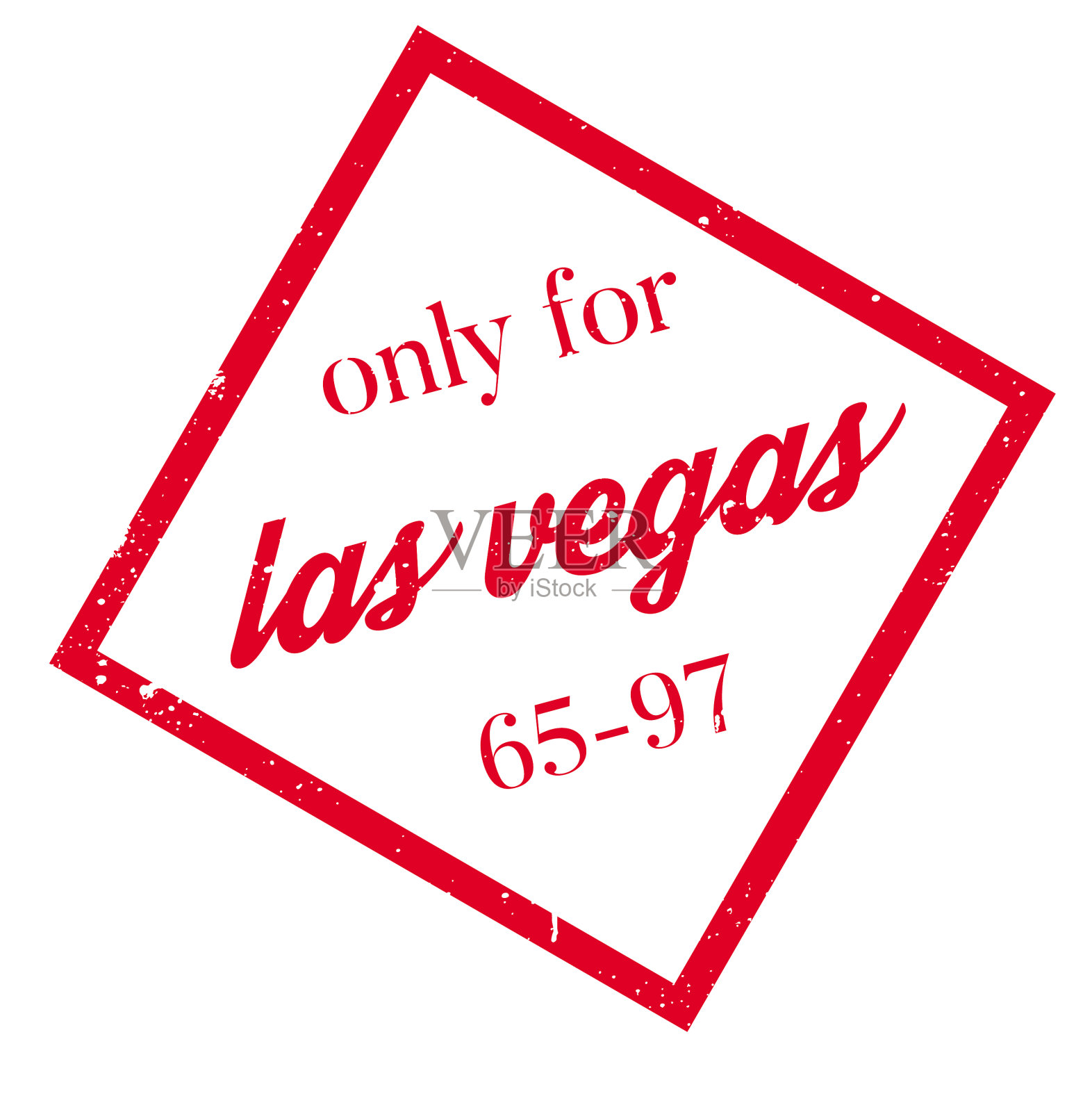 只是为了拉斯维加斯的橡皮图章设计元素图片