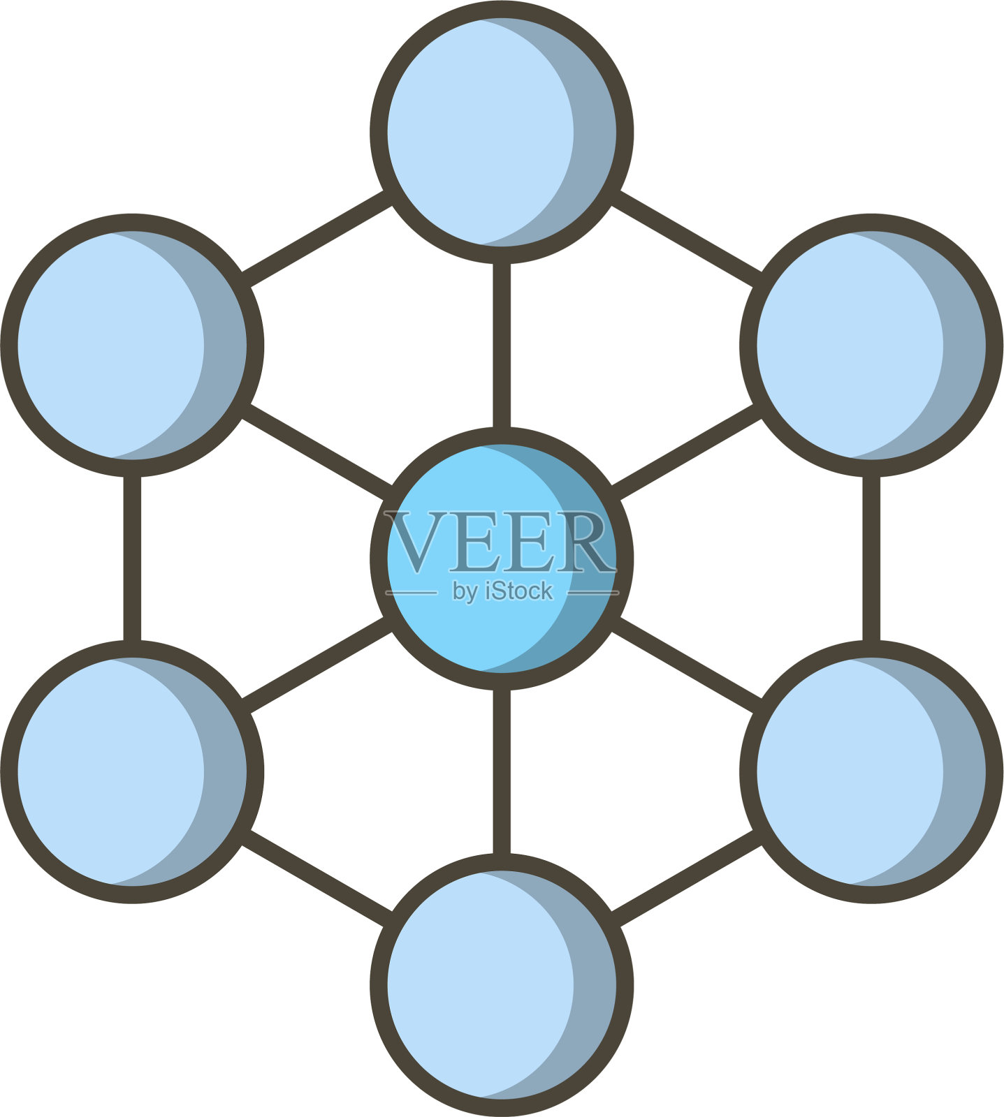 分子的图标设计元素图片