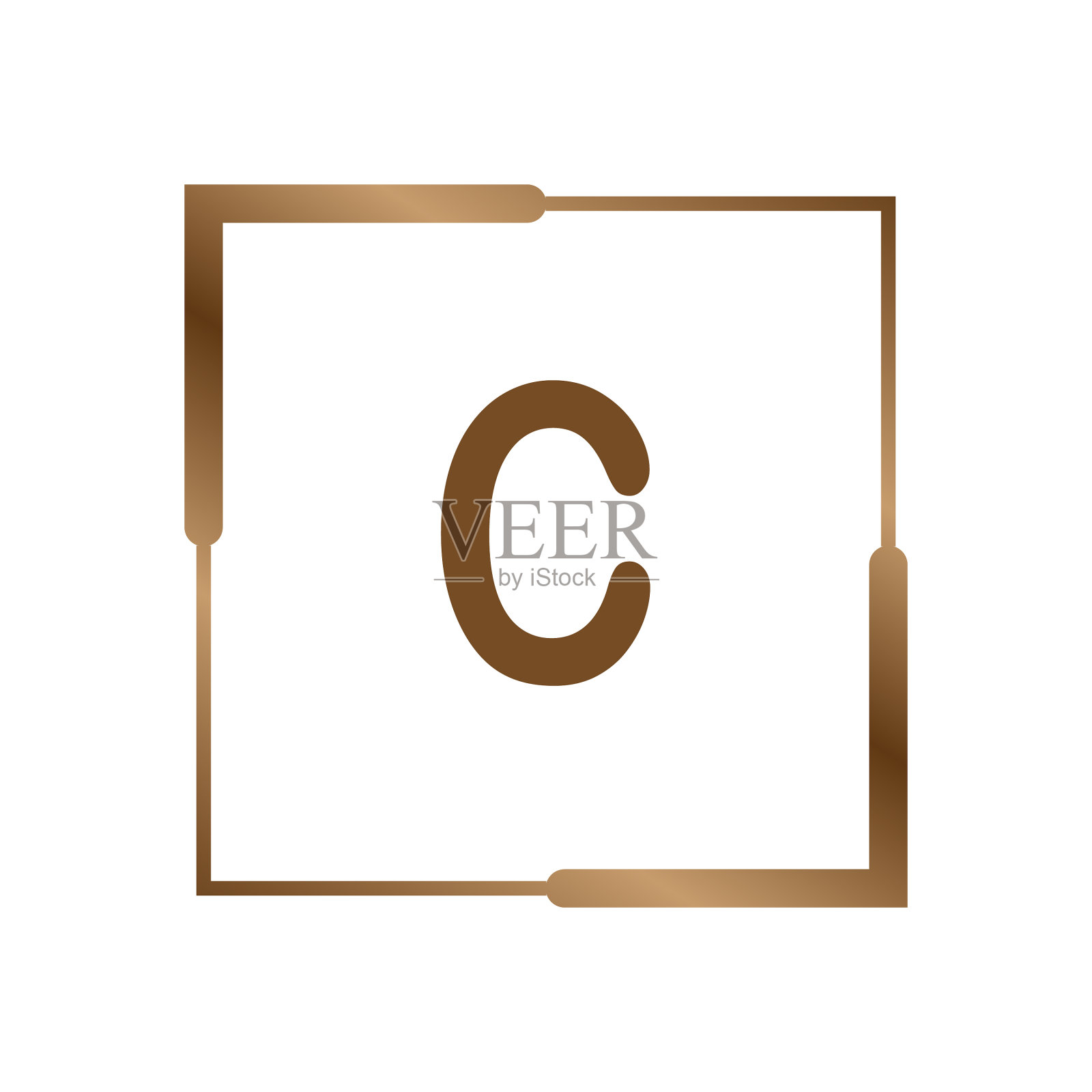 首字母c标志模板设计图标素材