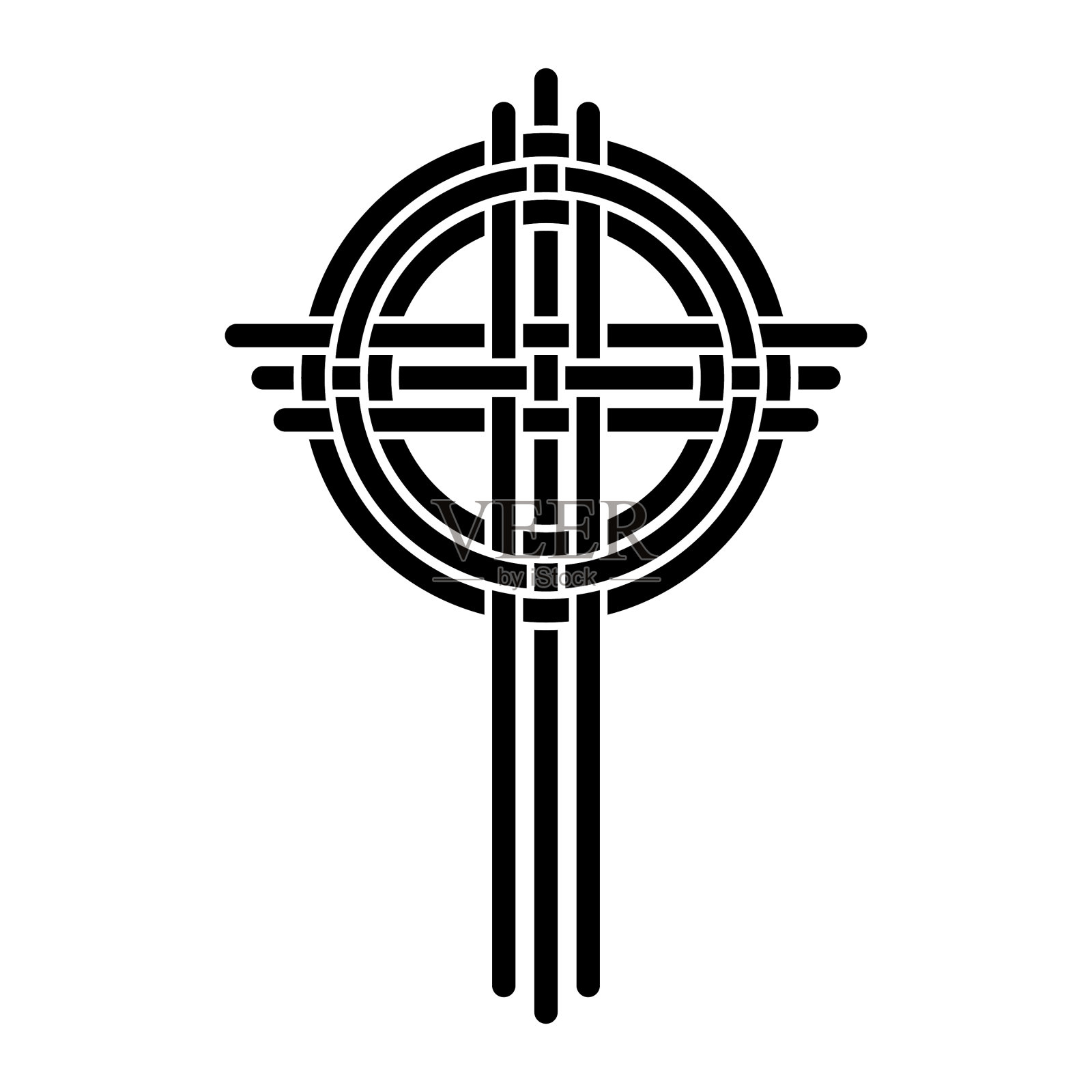 十字架是基督教的象征设计元素图片