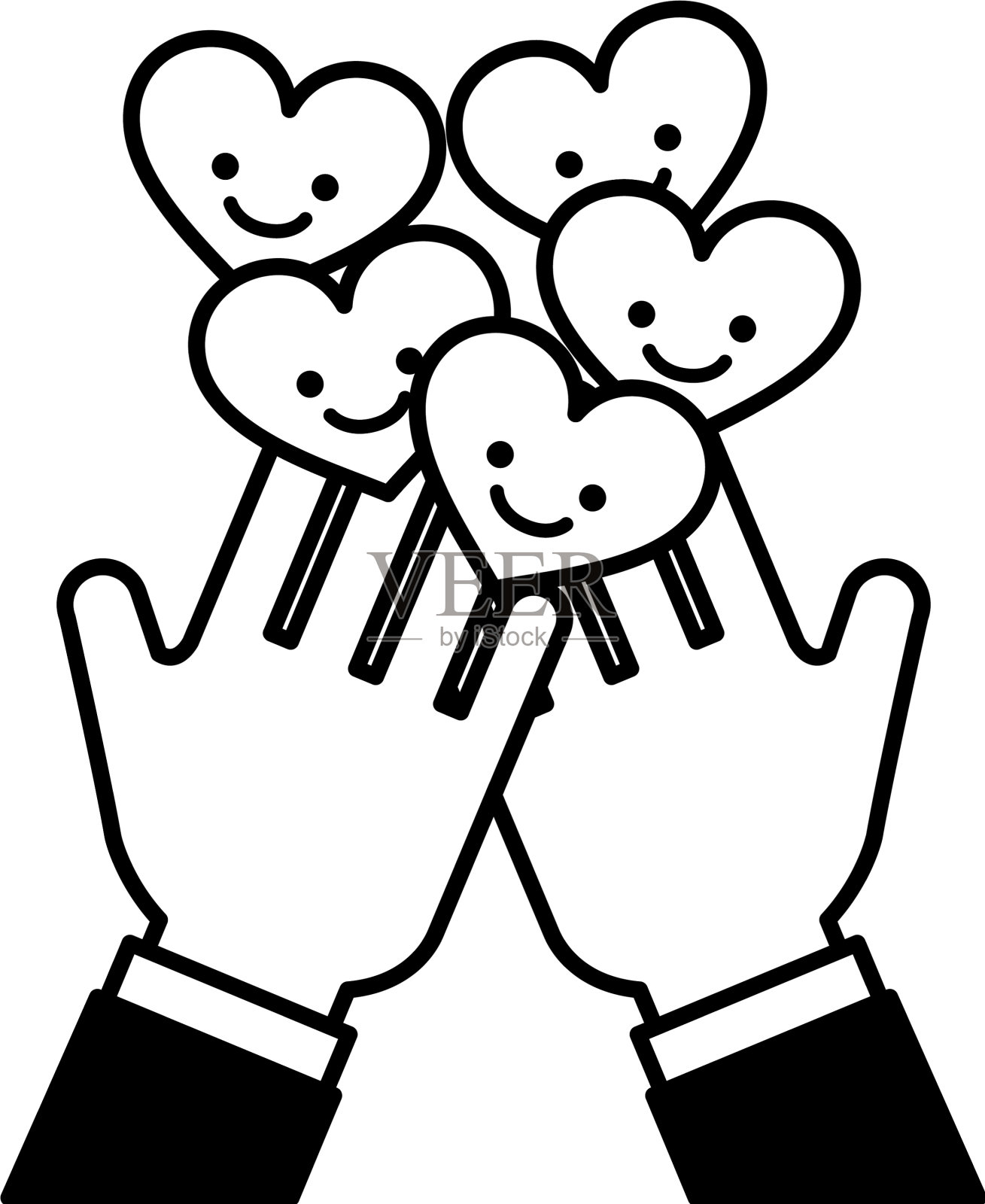 慈善捐赠设计元素图片