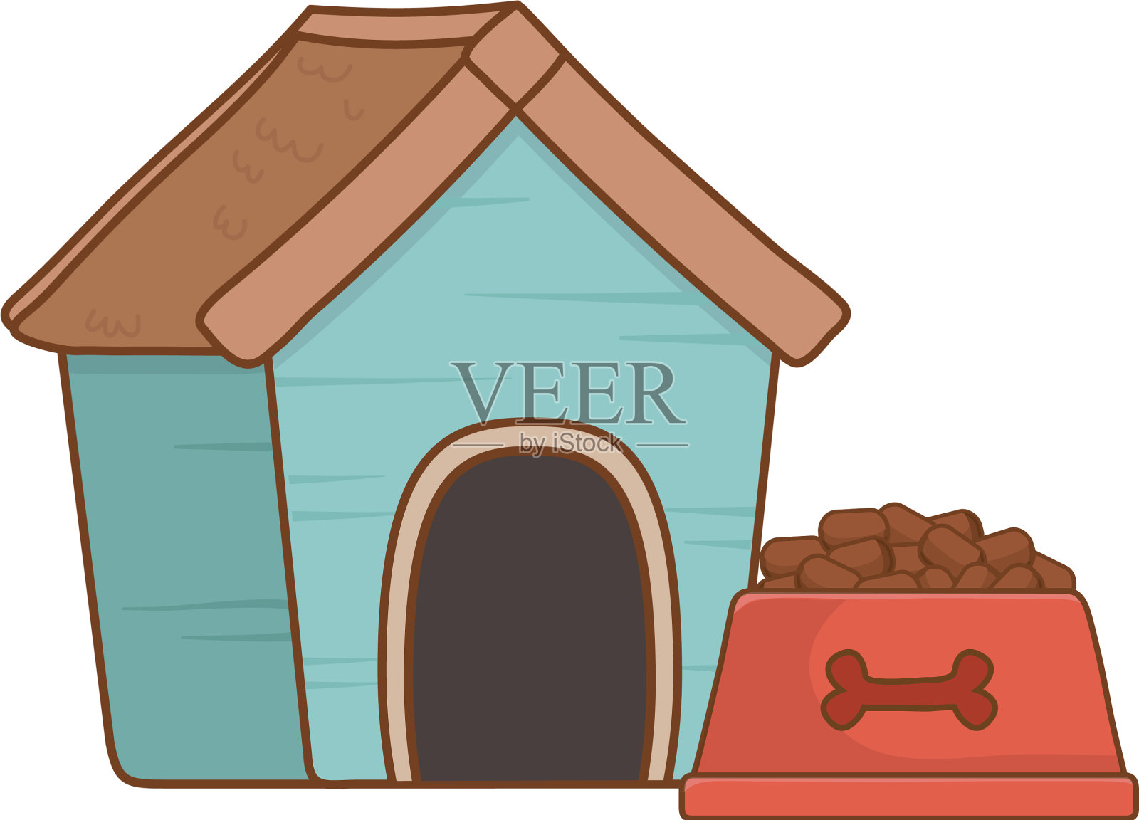 宠物动物配件卡通设计元素图片