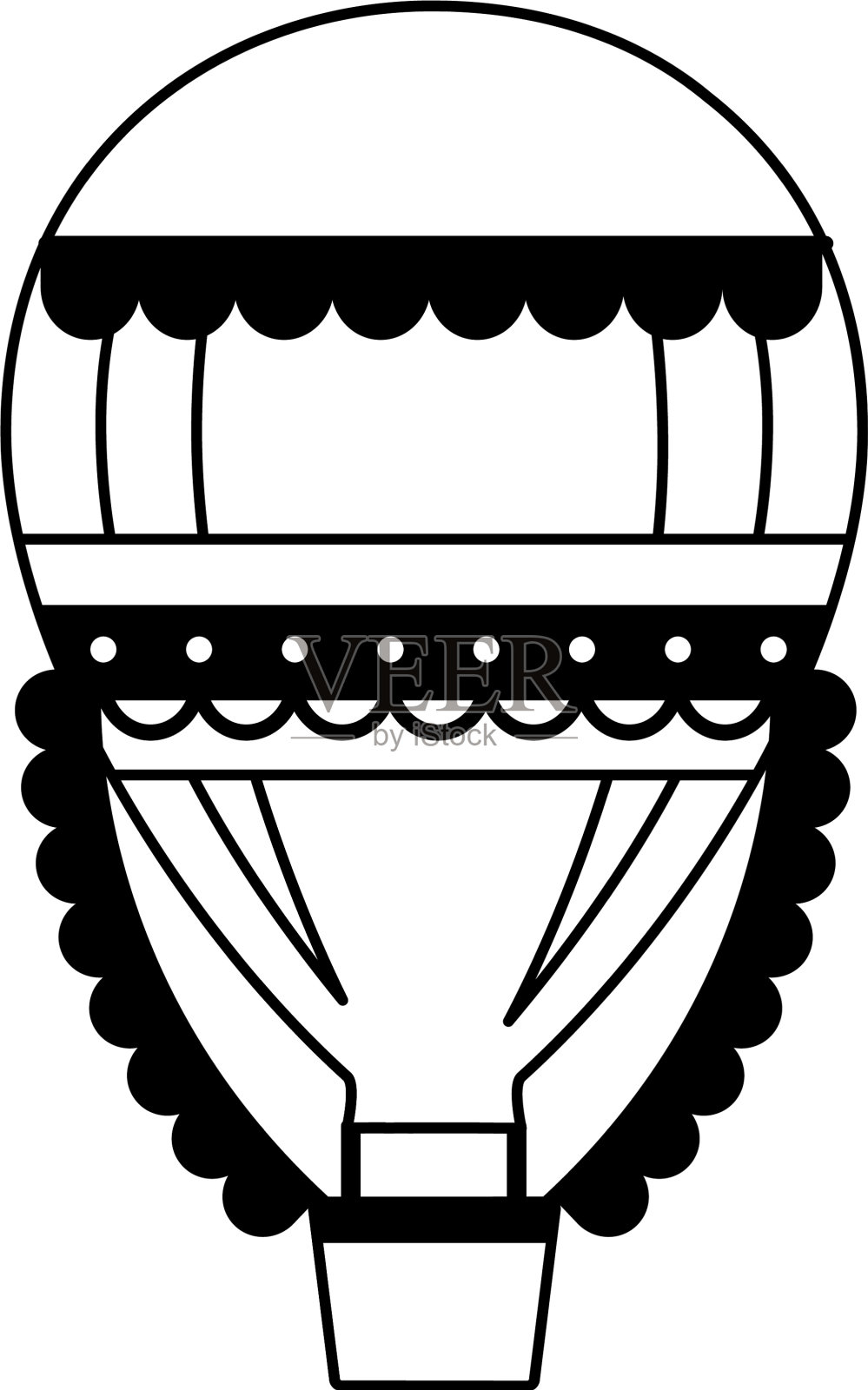 热气球嘉年华设计元素图片