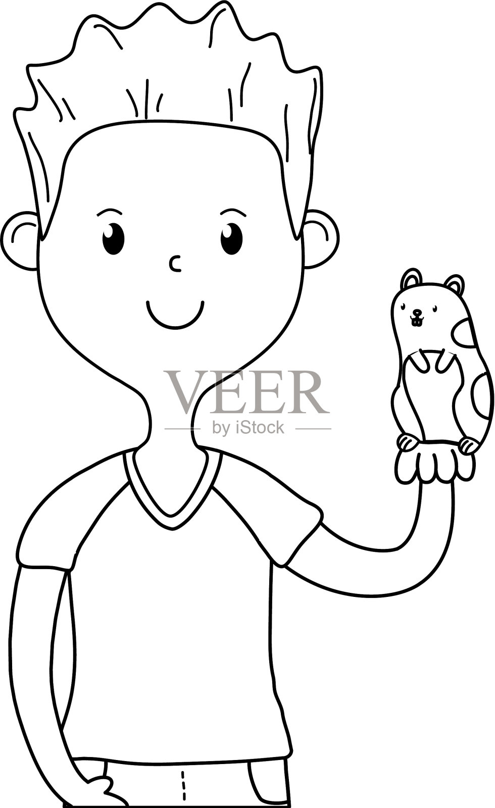 童年快乐儿童卡通设计元素图片