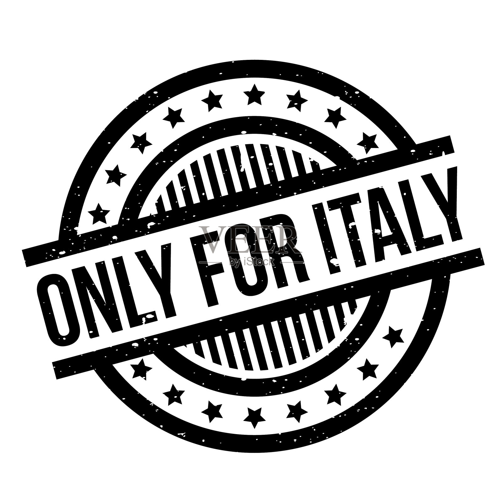 只对意大利橡皮图章设计元素图片