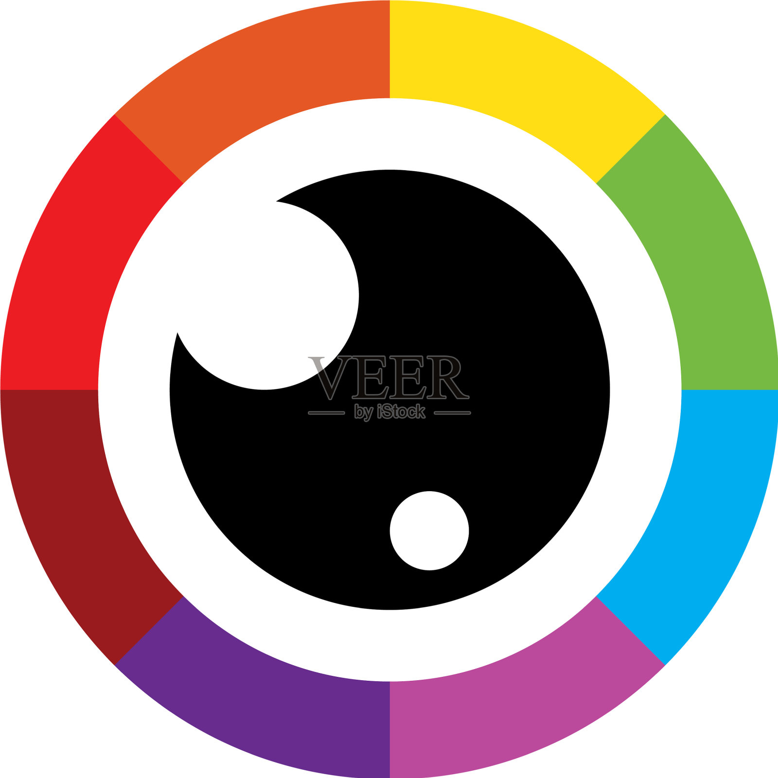 眼部护理的标志设计元素图片