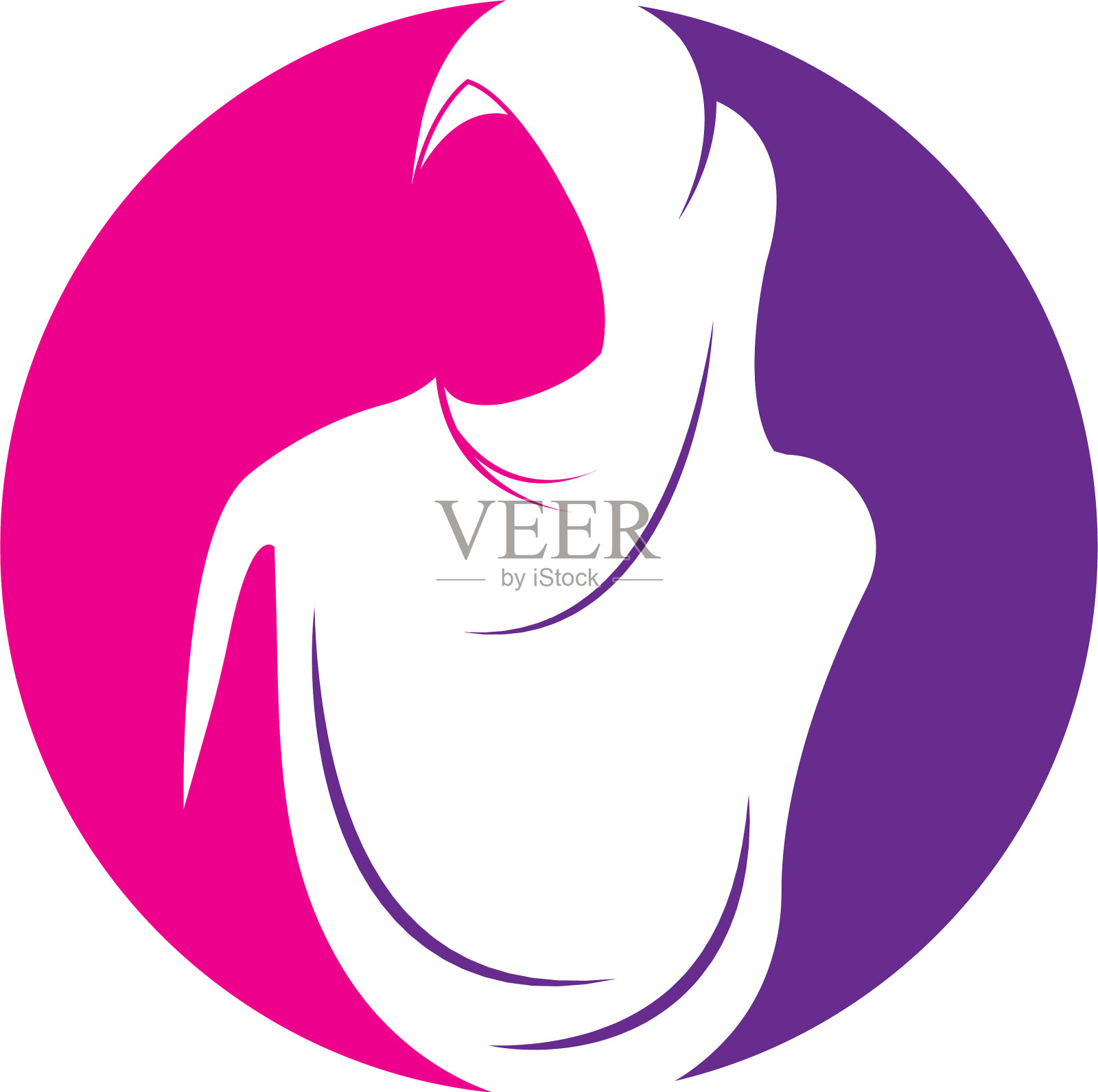 头巾标志文化女性穆斯林时尚设计元素图片