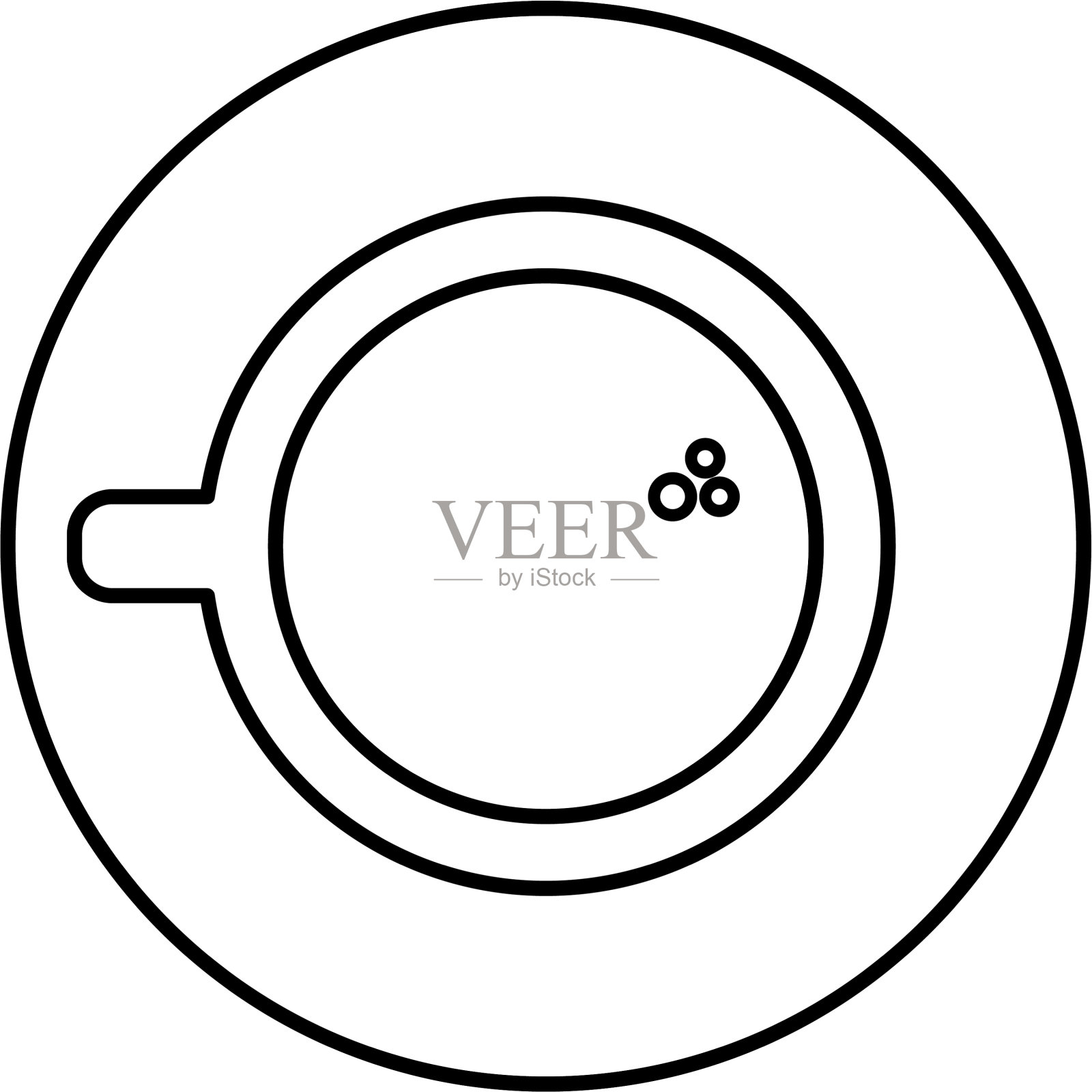 咖啡杯孤立图标设计元素图片