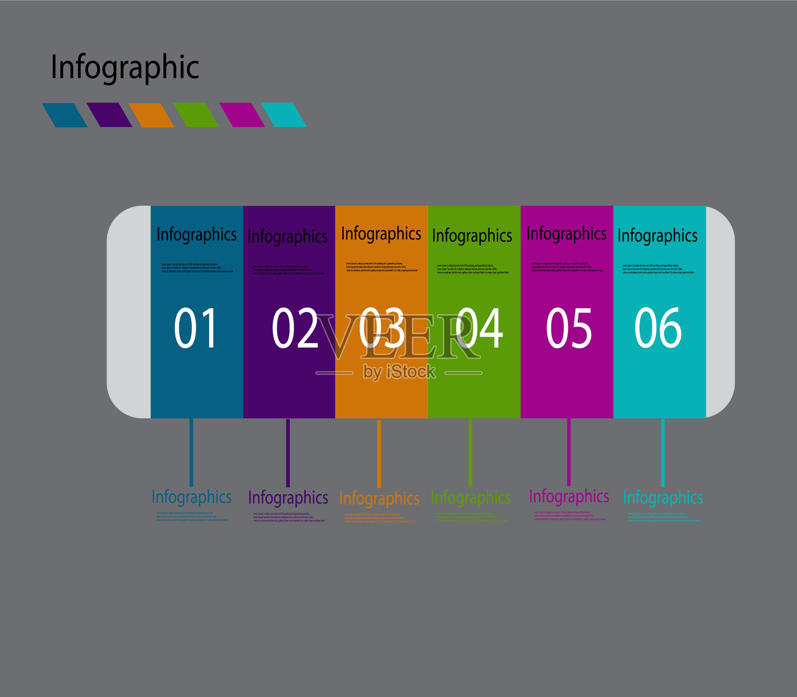 业务信息图设计模板素材