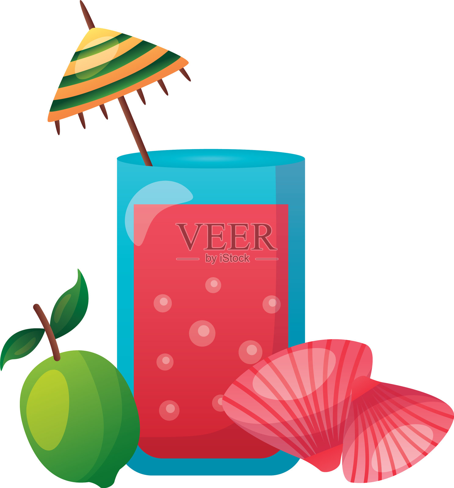 夏天的节日设计元素图片