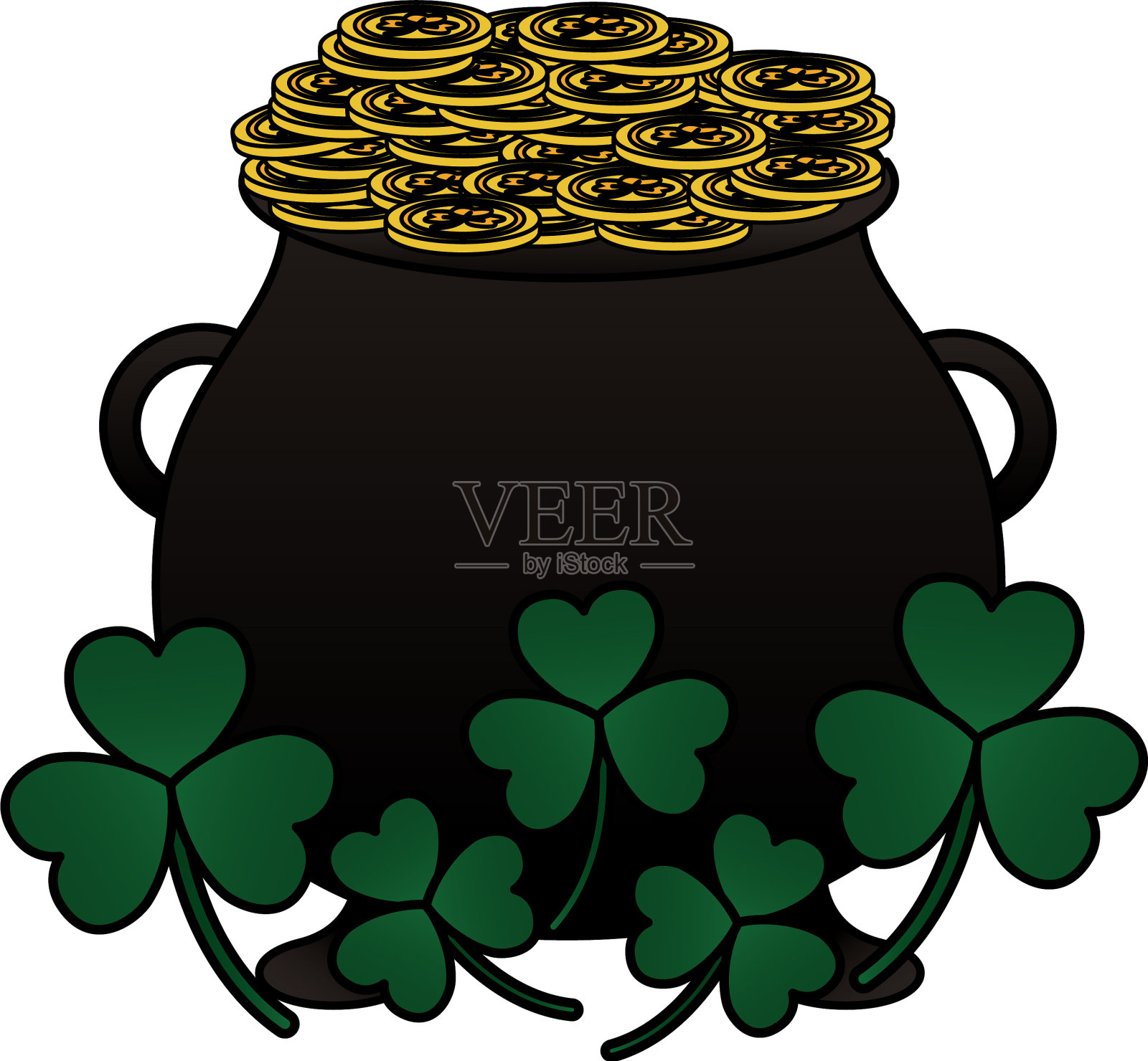 圣帕特里克节快乐设计元素图片