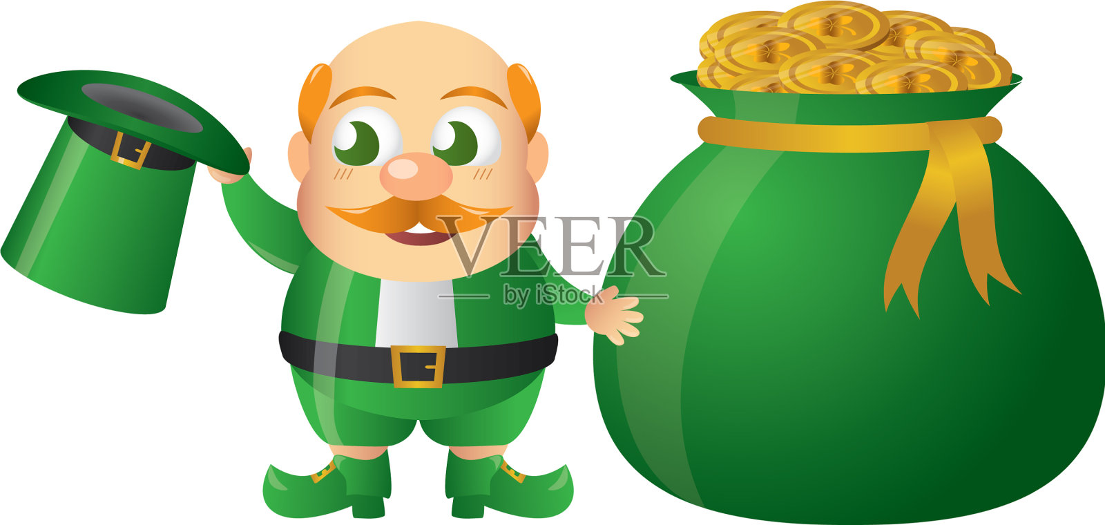 圣帕特里克节快乐设计元素图片