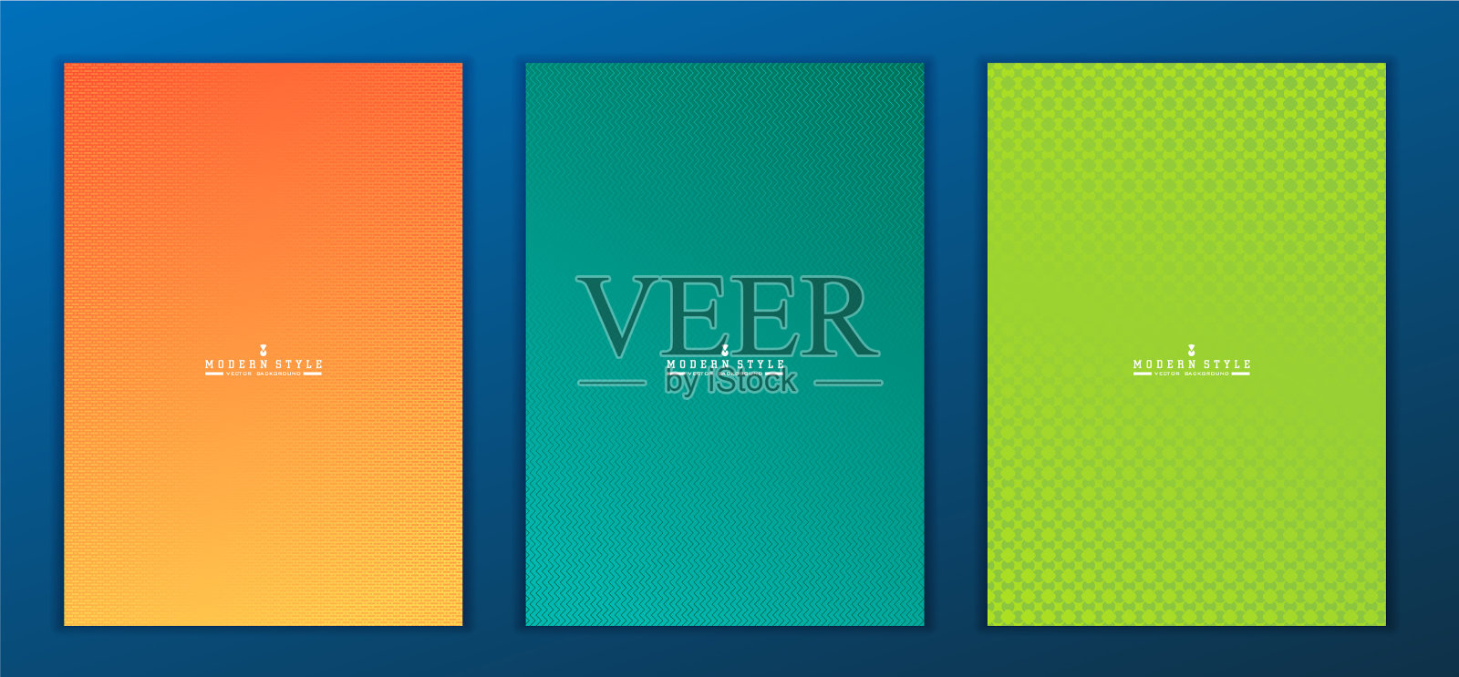 现代抽象的宣传册报告或传单设计设计模板素材